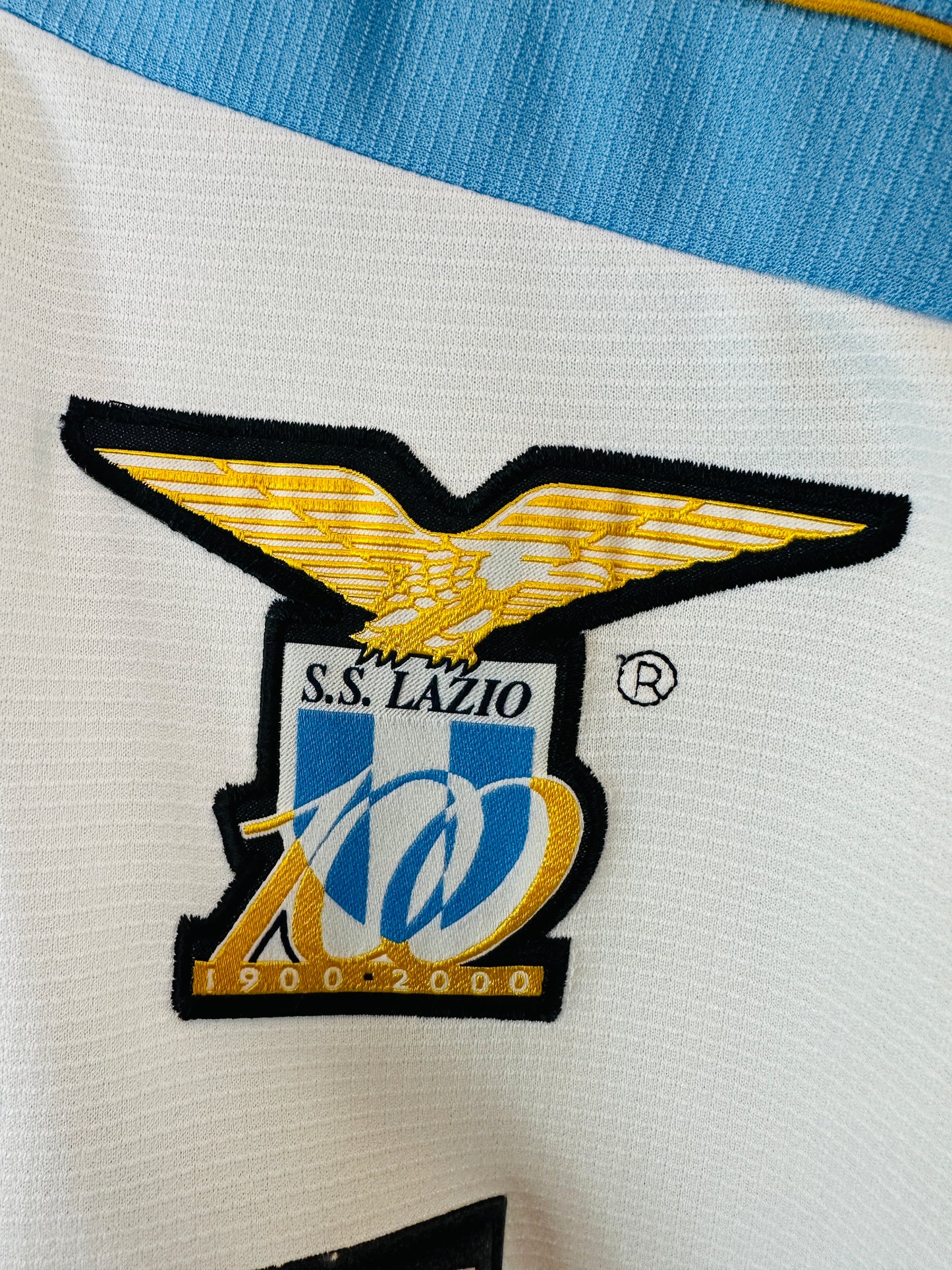 LAZIO 2000/01 'CENTENARY' HOME SHIRT (M) PUMA