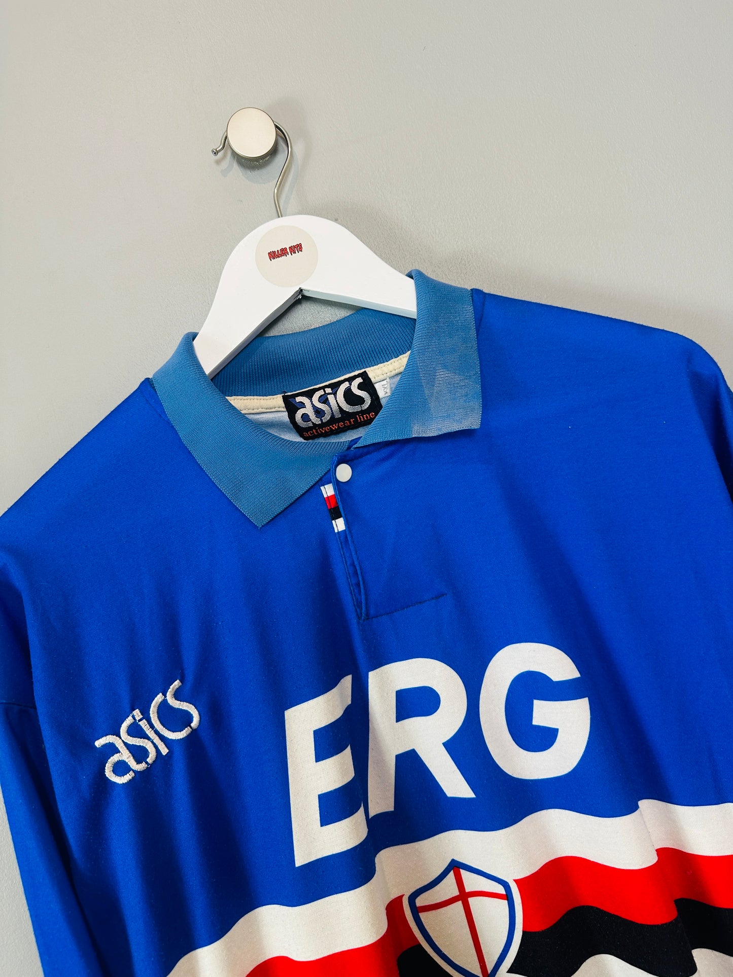 SAMPDORIA 1992/93 HOME SHIRT (XXL) ASICS (#19)