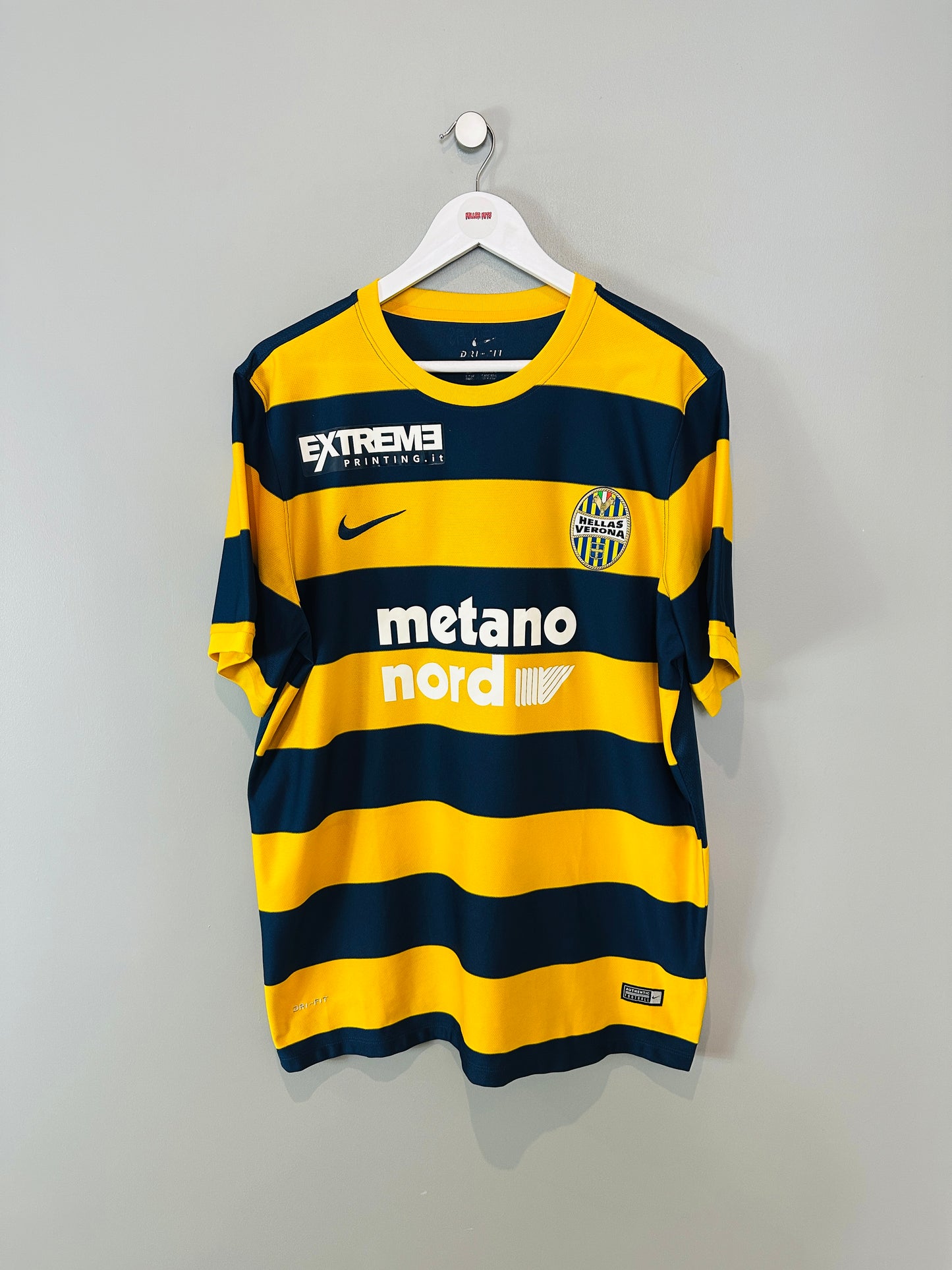 HELLAS VERONA 2016/17 HOME SHIRT (XL) NIKE (PAZZINI #11)