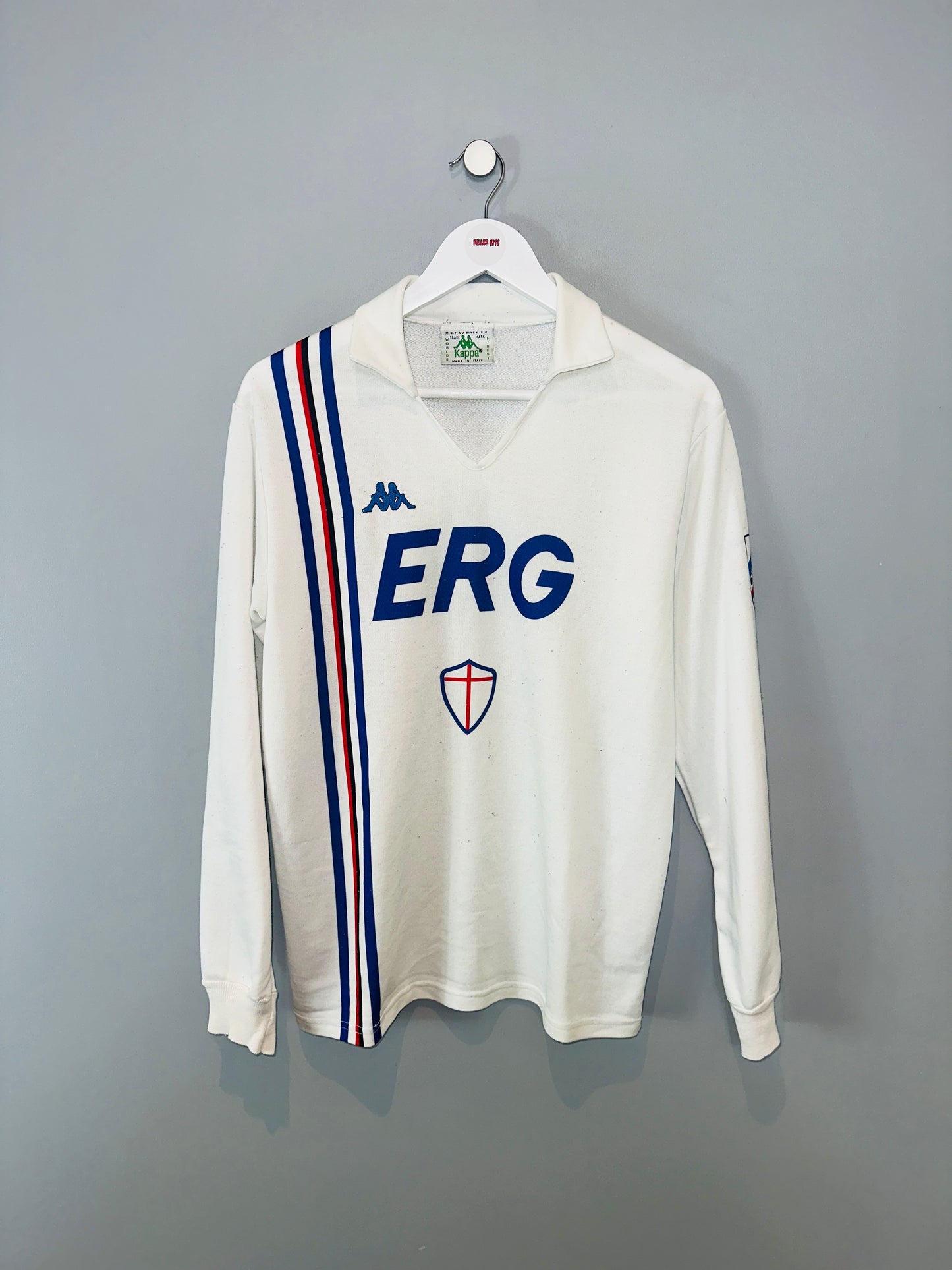 SAMPDORIA 1988/90 AWAY SHIRT (M) ASICS