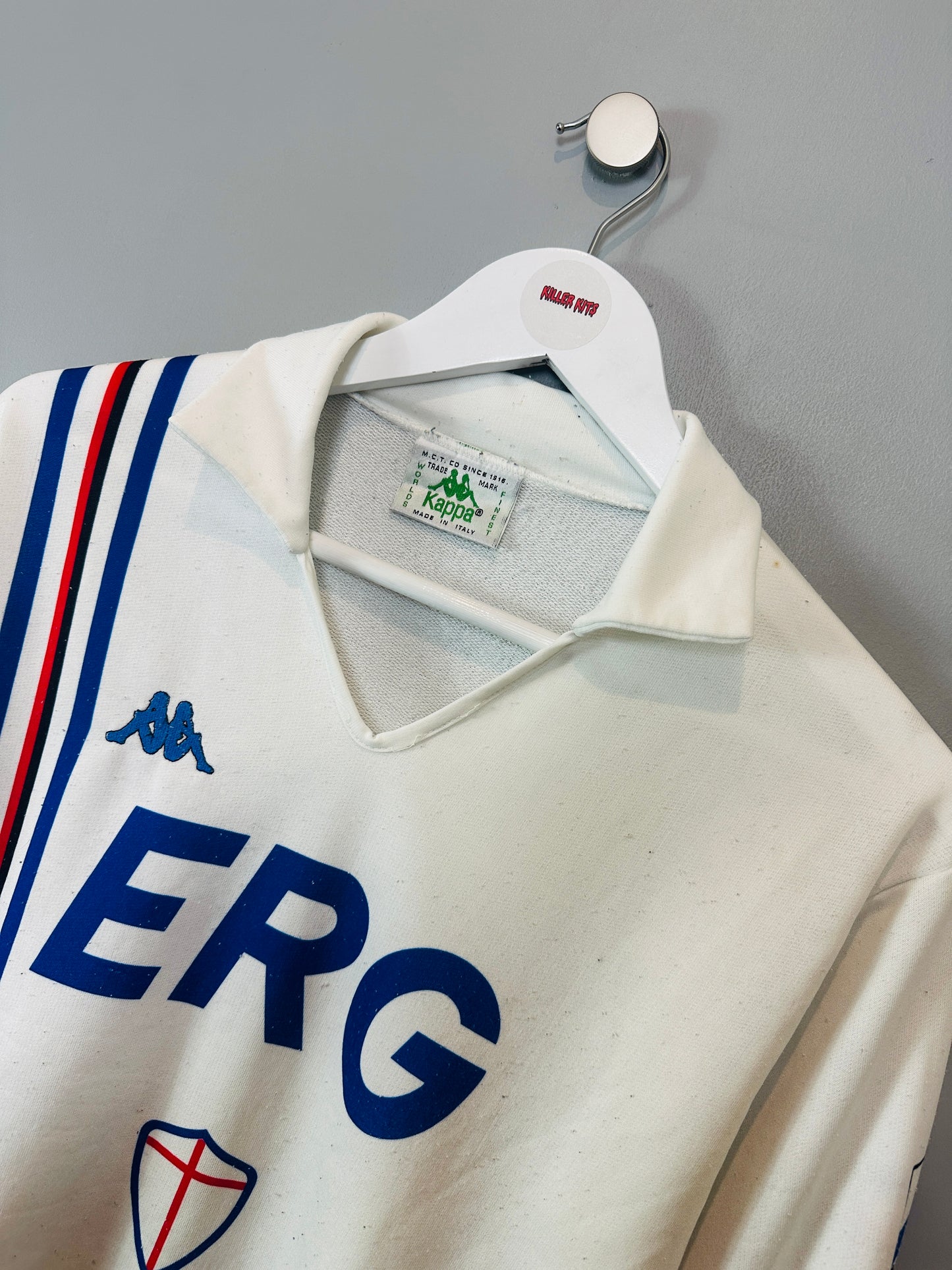 SAMPDORIA 1988/90 AWAY SHIRT (M) ASICS