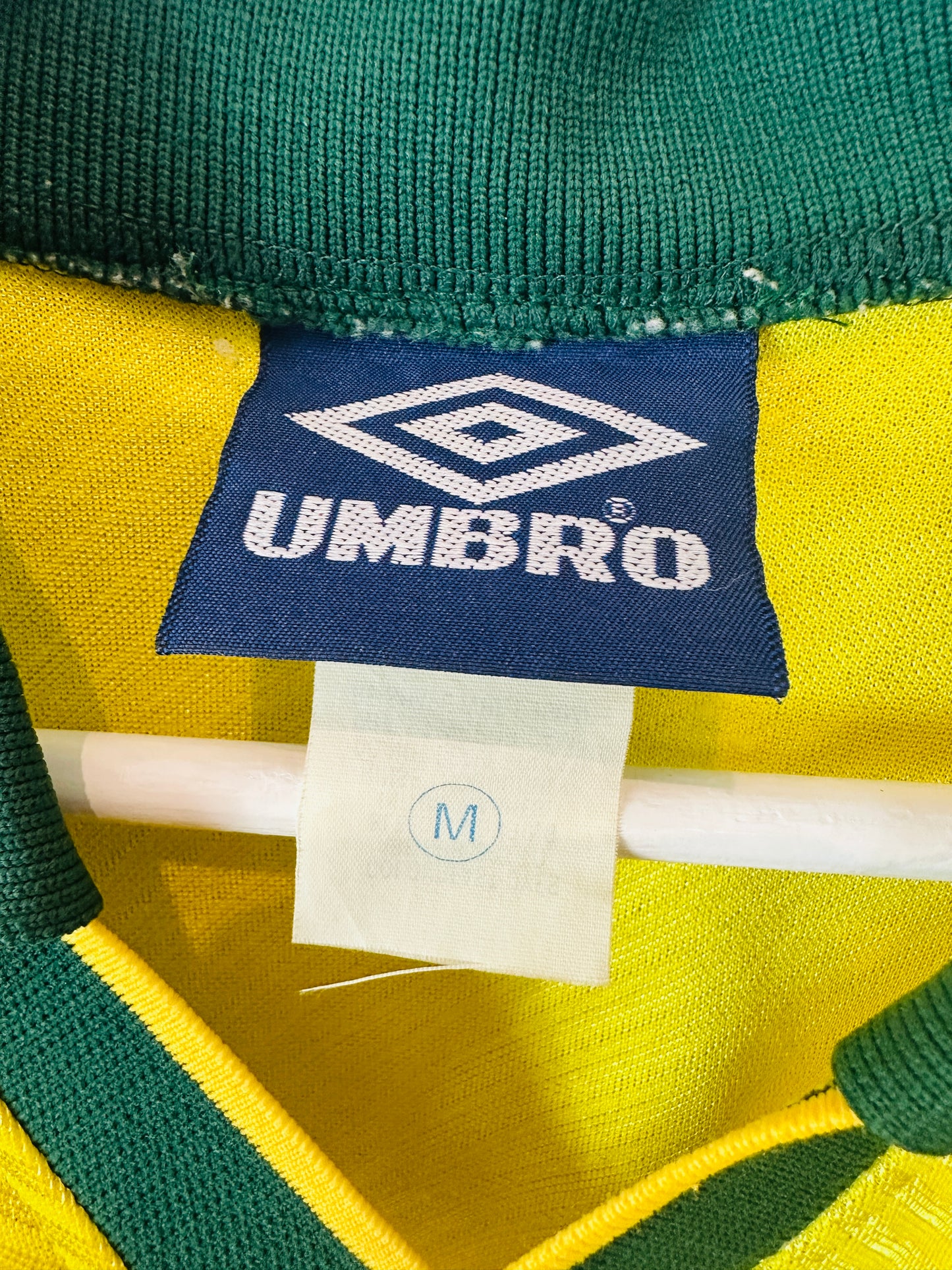 BRAZIL 1994/95 HOME SHIRT (M) UMBRO