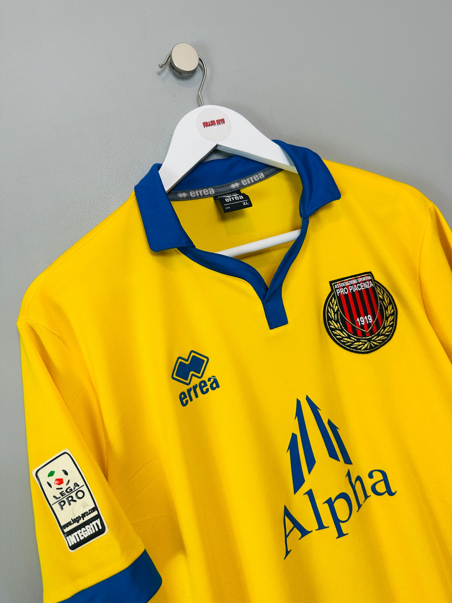 PIACENZA 2015/16 AWAY SHIRT (XL) ERREA (#6)