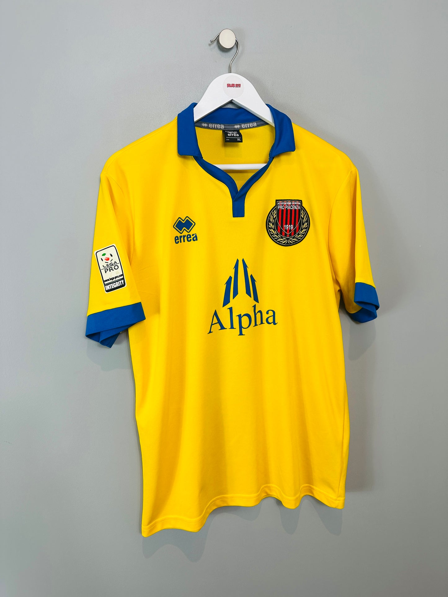 PIACENZA 2015/16 AWAY SHIRT (XL) ERREA (#6)