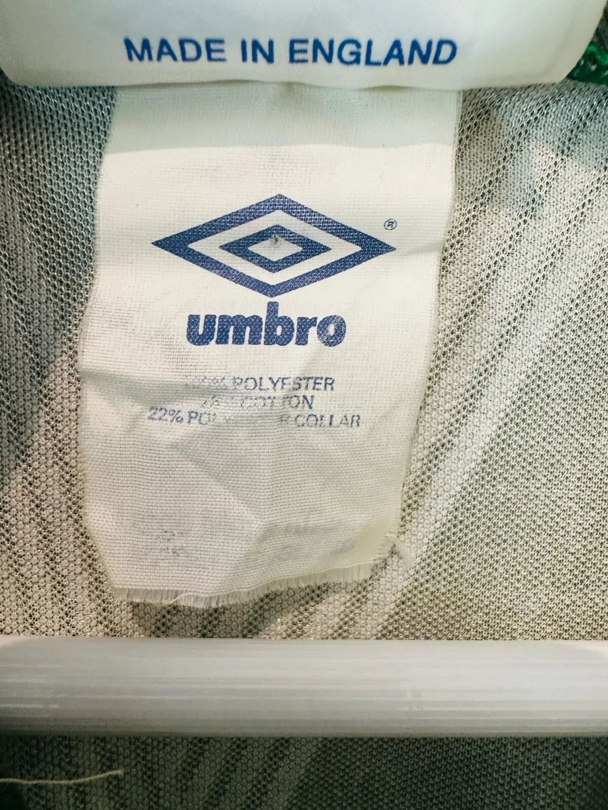 CELTIC 1991/92 AWAY SHIRT (L) UMBRO