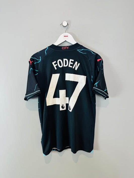MANCHESTER CITY 2023/24 THIRD SHIRT (M) PUMA (FODEN #47)