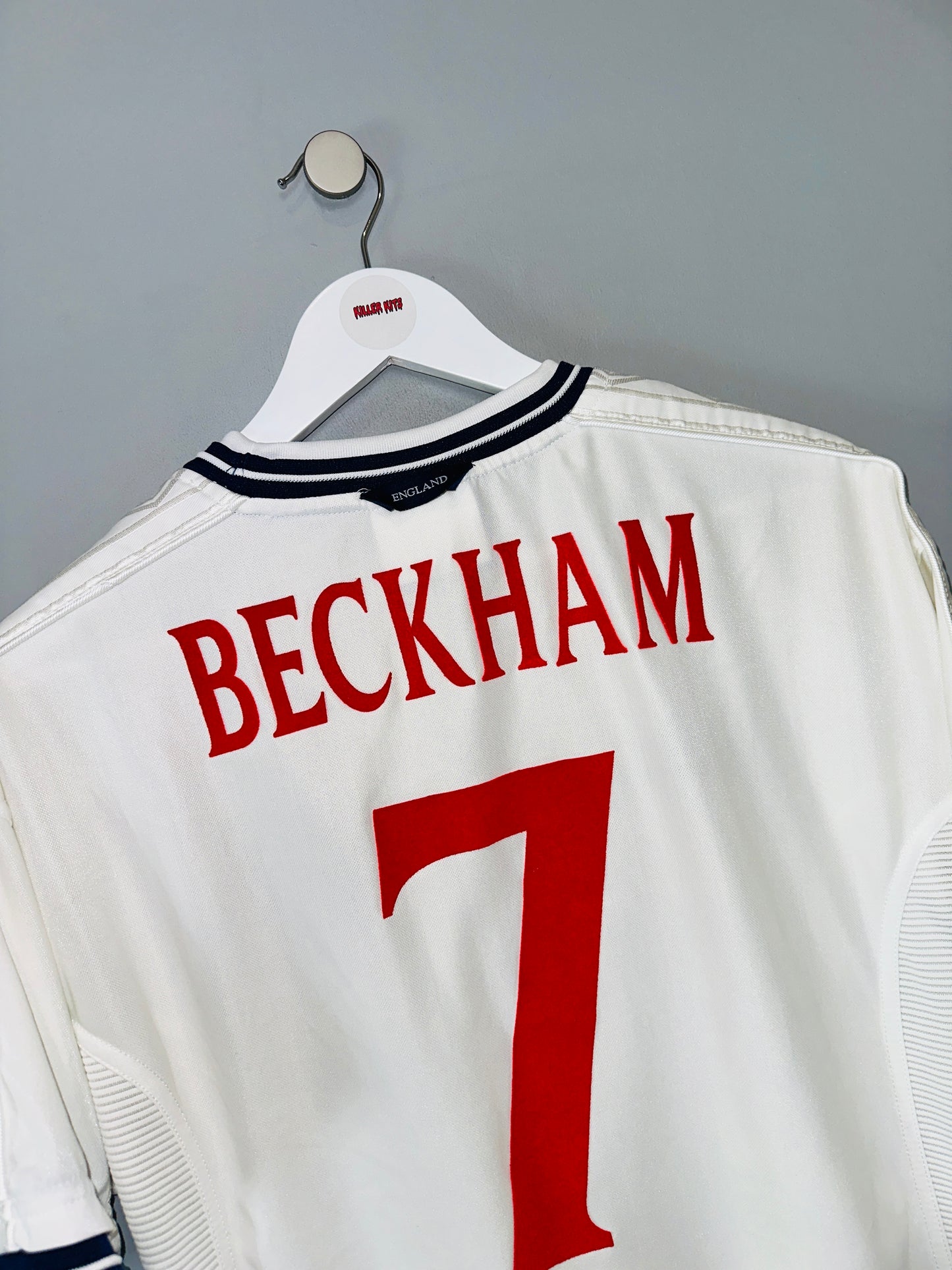ENGLAND 1999/01 HOME SHIRT (M) UMBRO (BECKHAM #7)