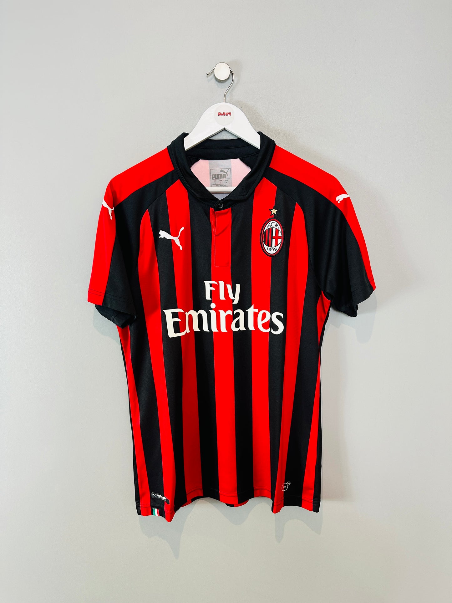 AC MILAN 2018/19 HOME SHIRT (M) PUMA (HIGUAIN #9)