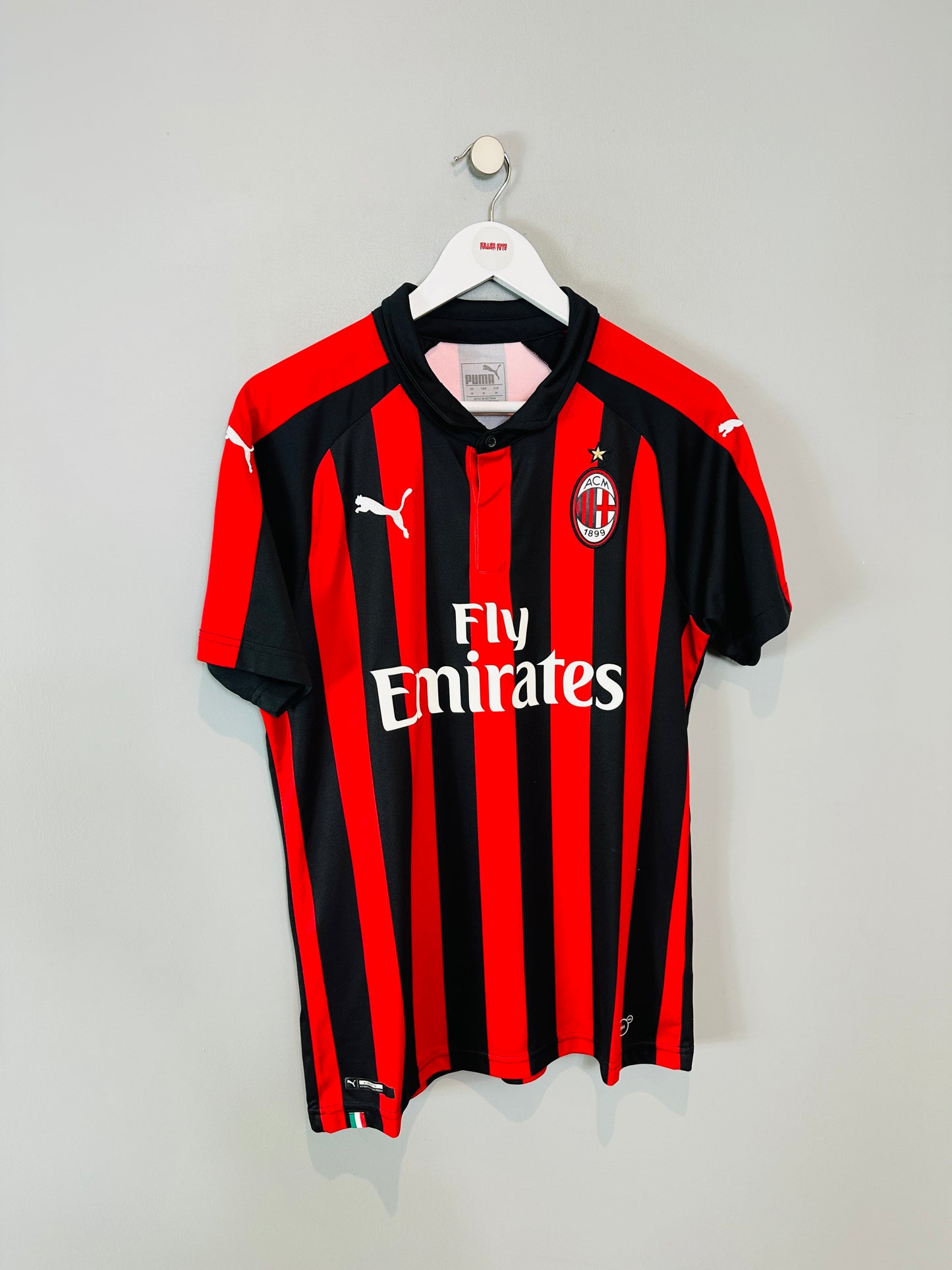 AC MILAN 2018/19 HOME SHIRT (M) PUMA (HIGUAIN #9)