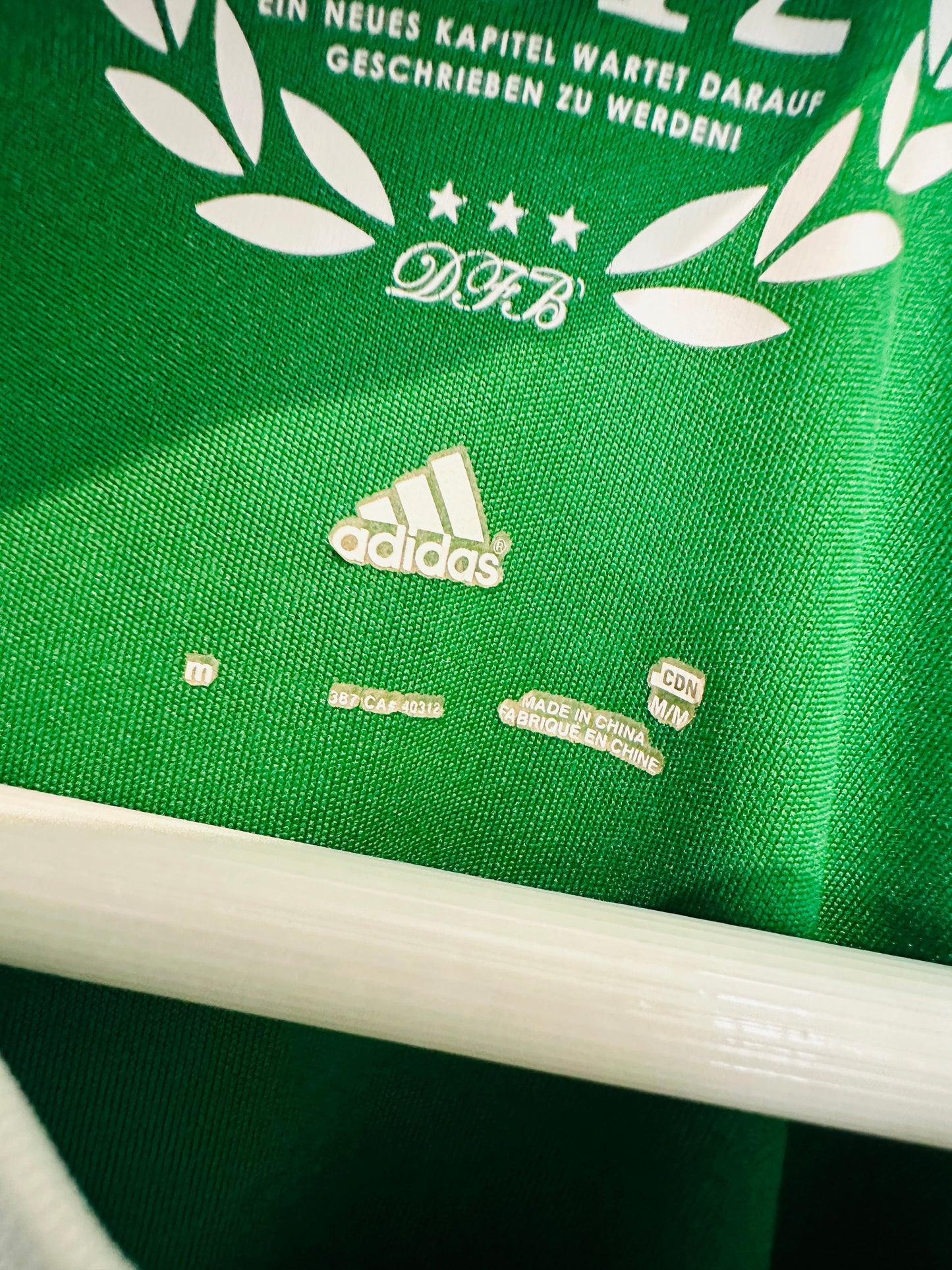 GERMANY 2012/13 AWAY SHIRT (M) ADIDAS