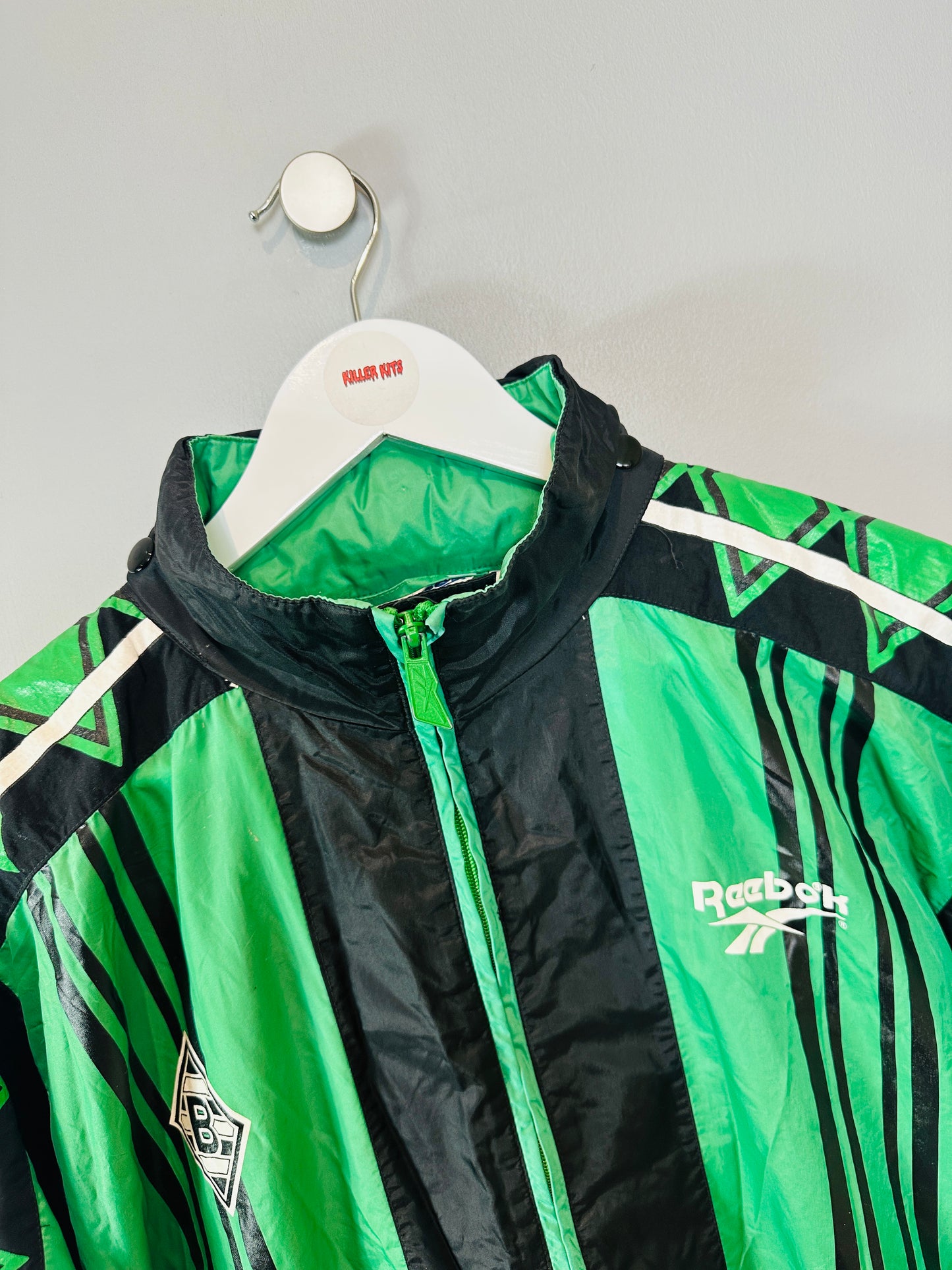BORUSSIA MÖNCHENGLADBACH 1995/96 TRAINING COAT (L) REEBOK
