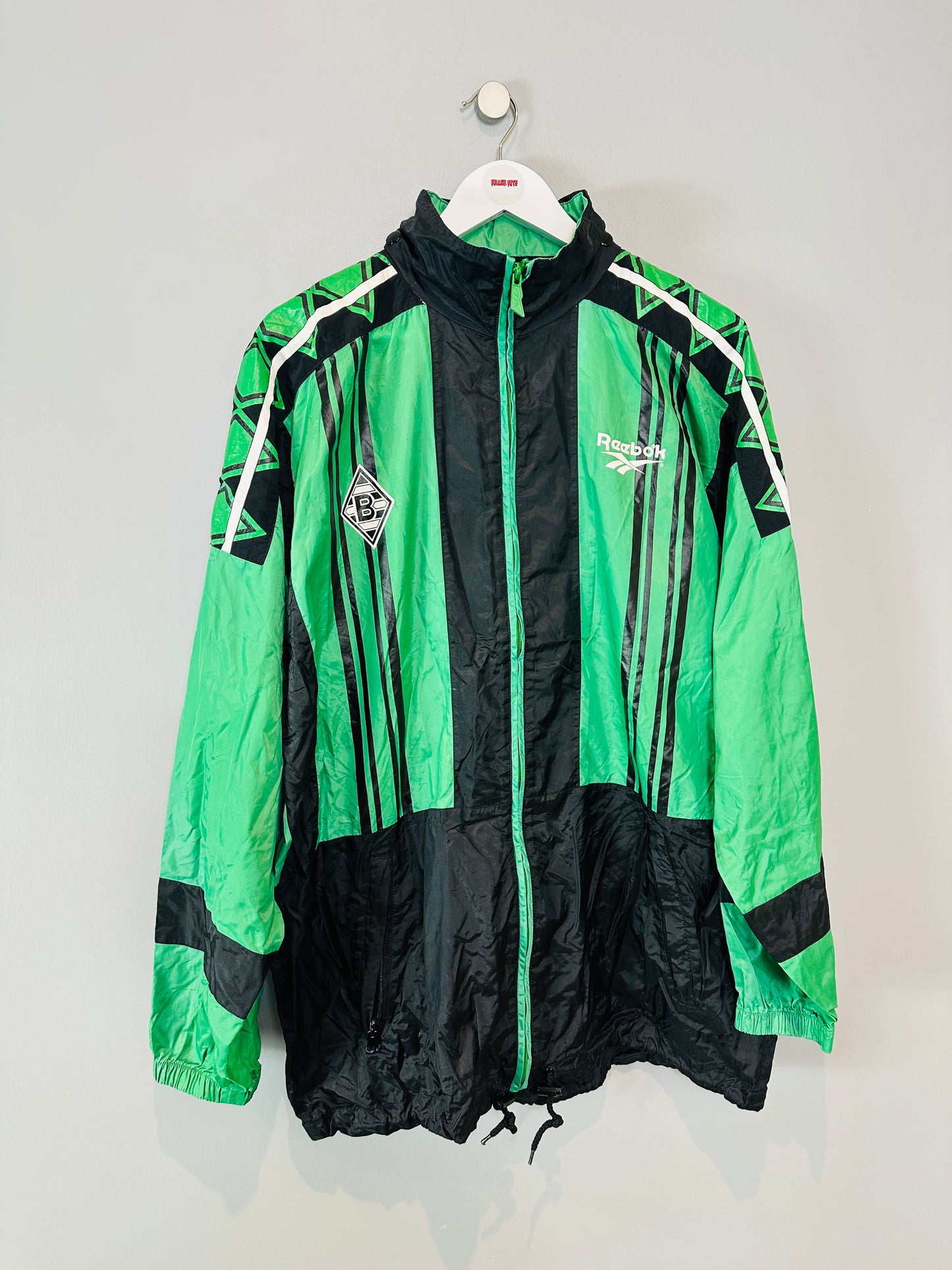 BORUSSIA MÖNCHENGLADBACH 1995/96 TRAINING COAT (L) REEBOK
