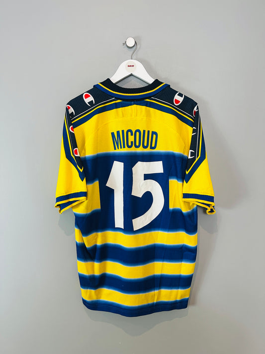 PARMA 1999/00 HOME SHIRT (XL) CHAMPION (MICOUD #15)