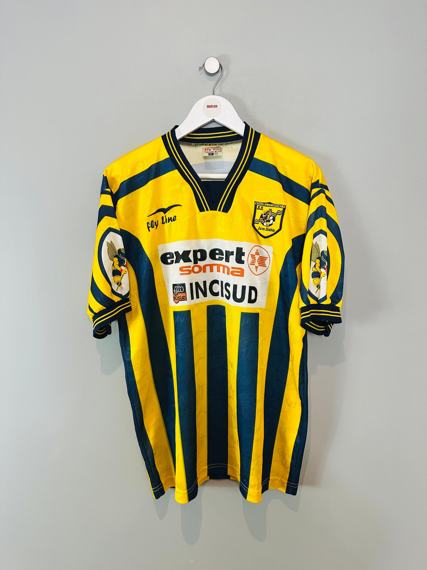 JUVE STABIA 2003/04 HOME SHIRT (XL) FEY LINE (#8)