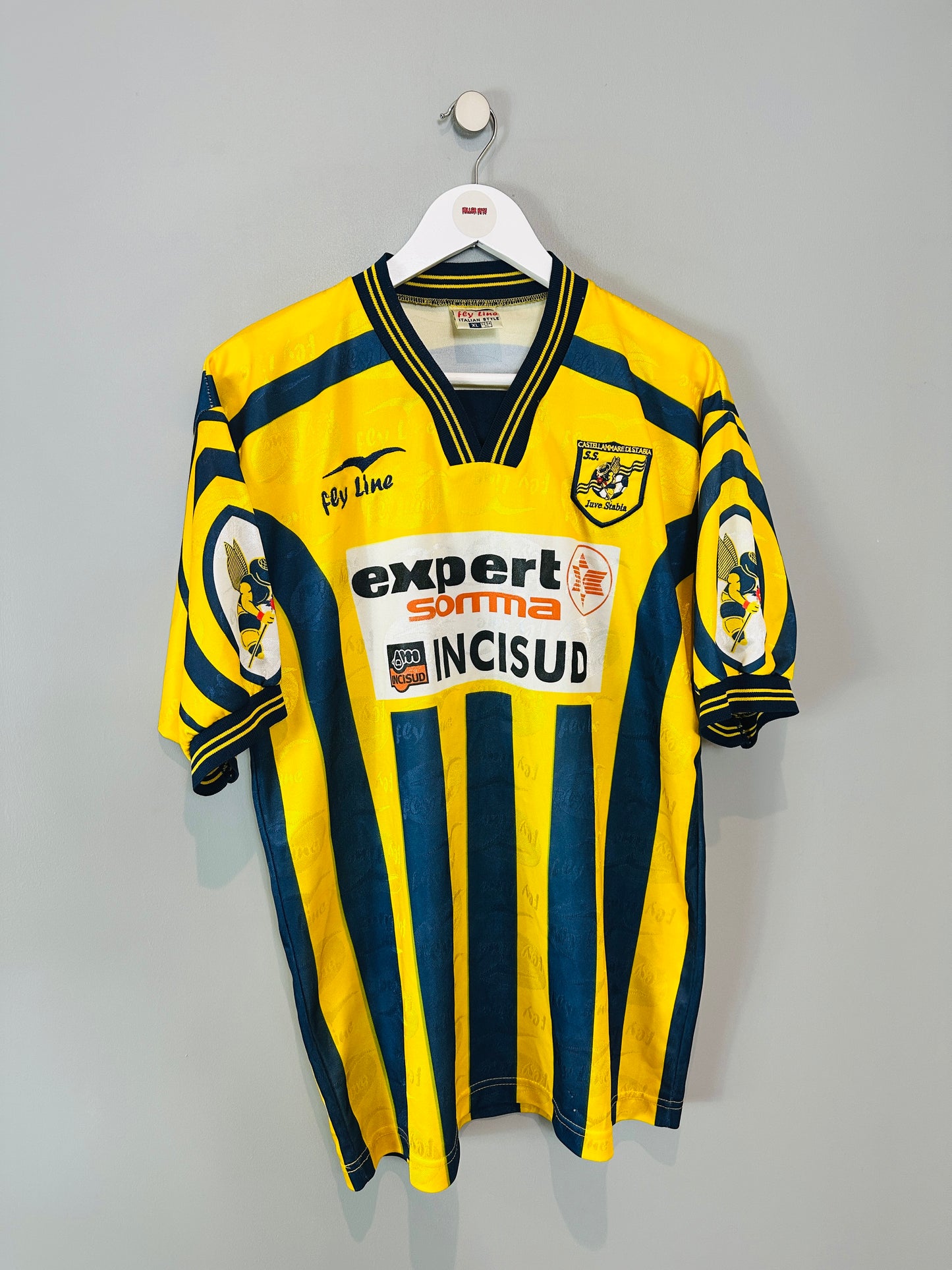 JUVE STABIA 2003/04 HOME SHIRT (XL) FEY LINE (#8)