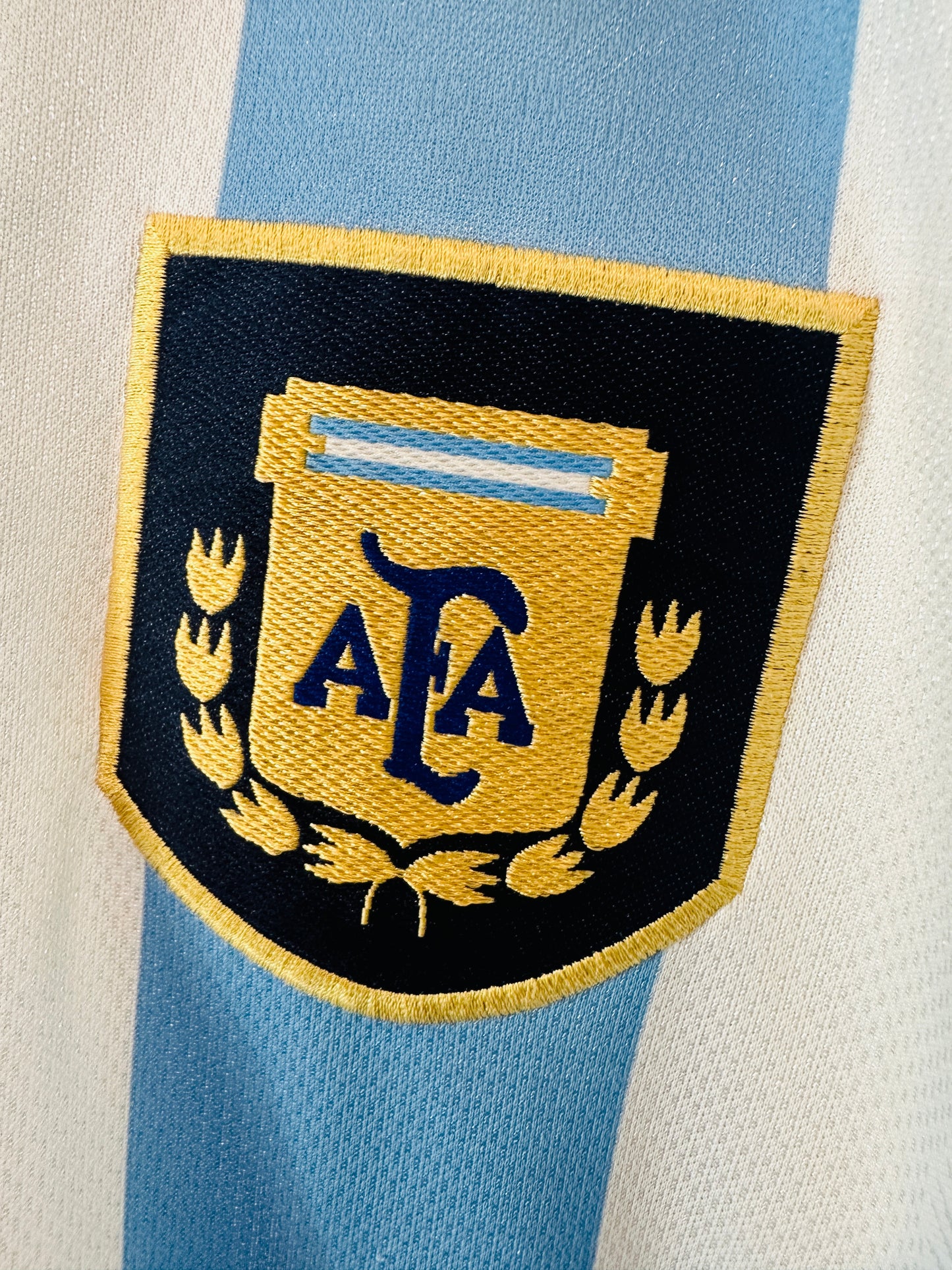 ARGENTINA 1999/00 HOME SHIRT (L) REEBOK
