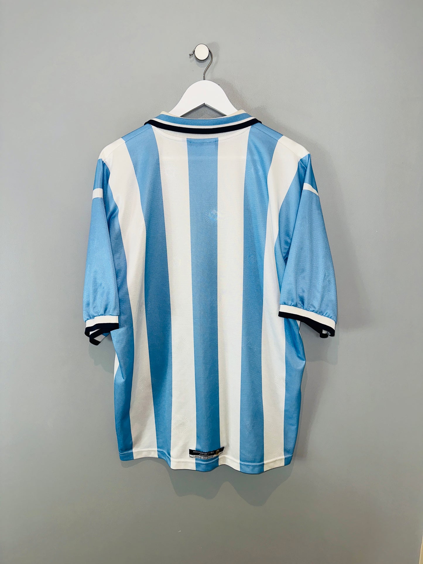 ARGENTINA 1999/00 HOME SHIRT (L) REEBOK
