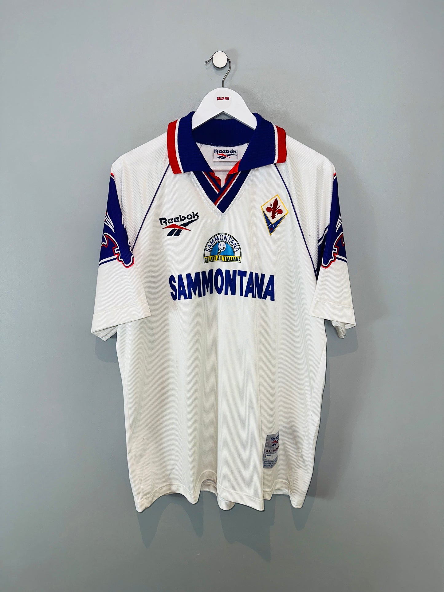 FIORENTINA 1995/96 AWAY SHIRT (XL) REEBOK