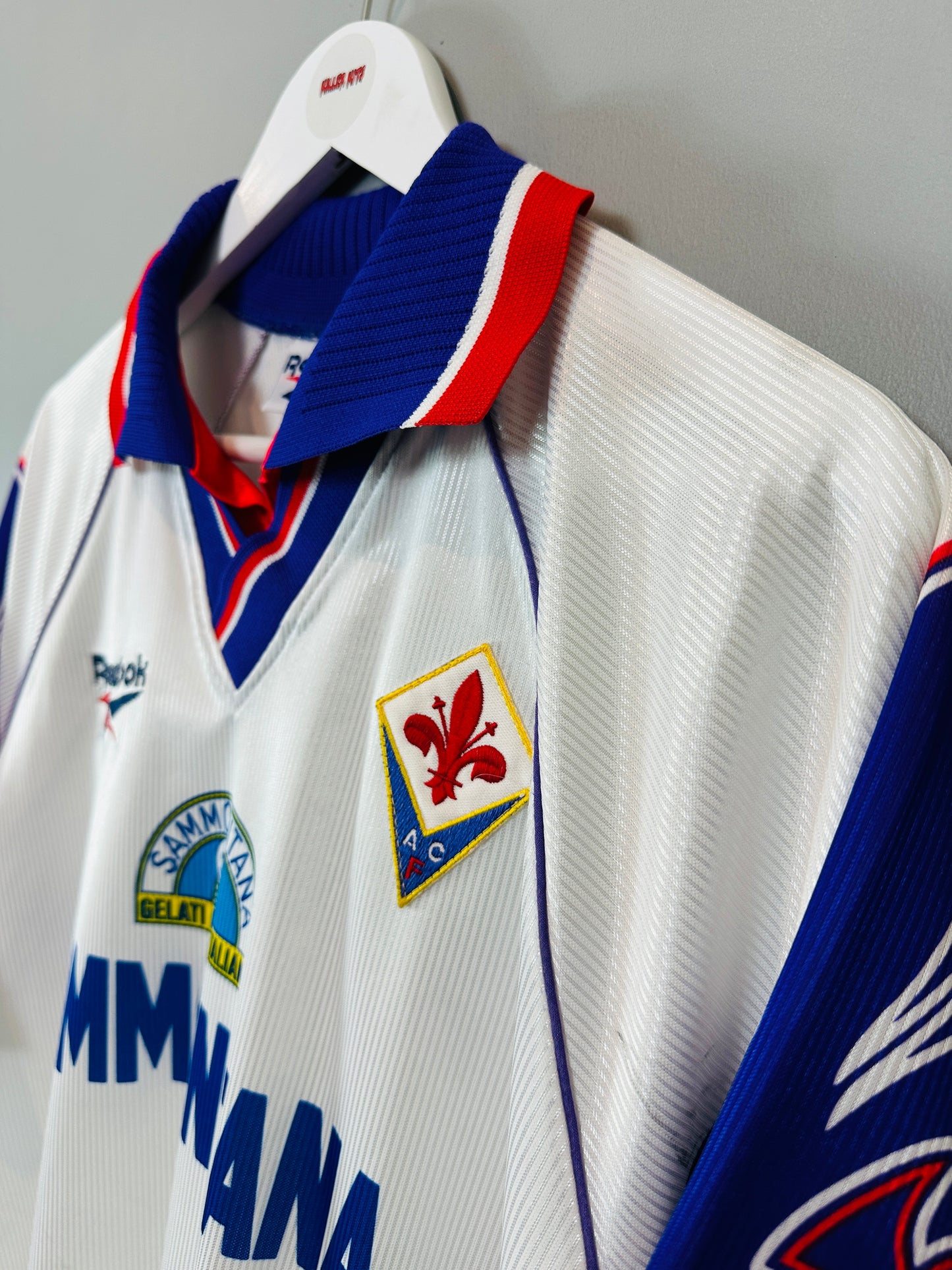 FIORENTINA 1995/96 AWAY SHIRT (XL) REEBOK