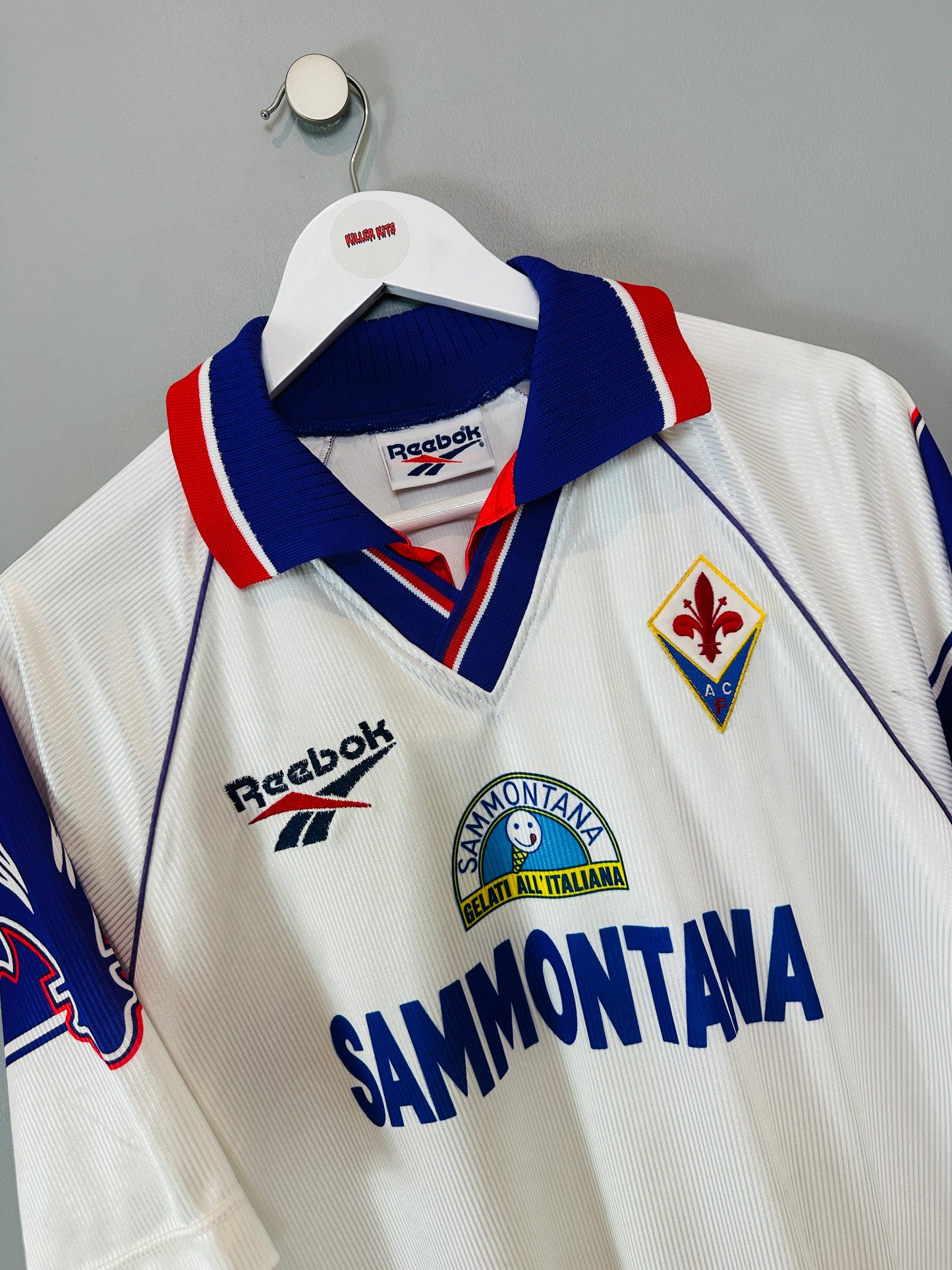 FIORENTINA 1995/96 AWAY SHIRT (XL) REEBOK