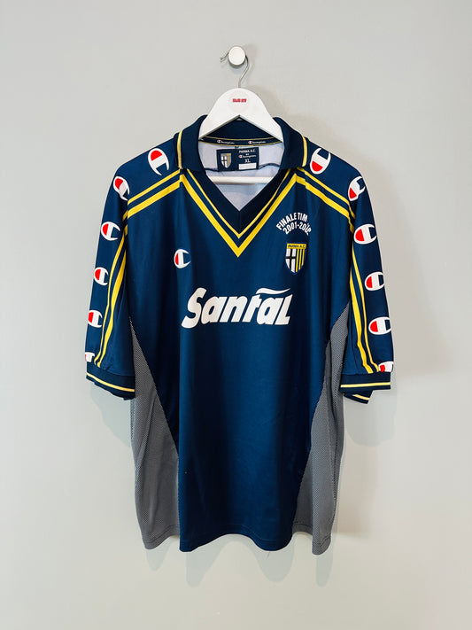 PARMA 2001/02 'SIGNED FINALE TIM CUP' AWAY SHIRT (XL) CHAMPION