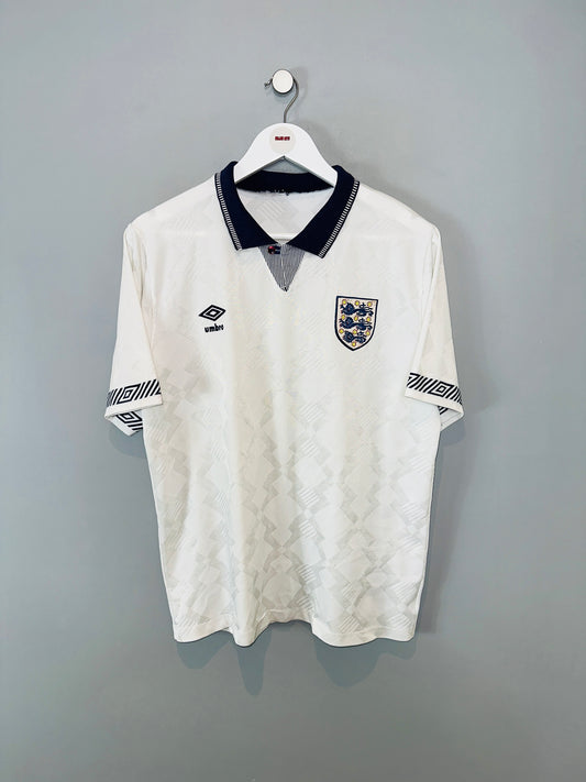 ENGLAND 1990/92 HOME SHIRT (M) UMBRO