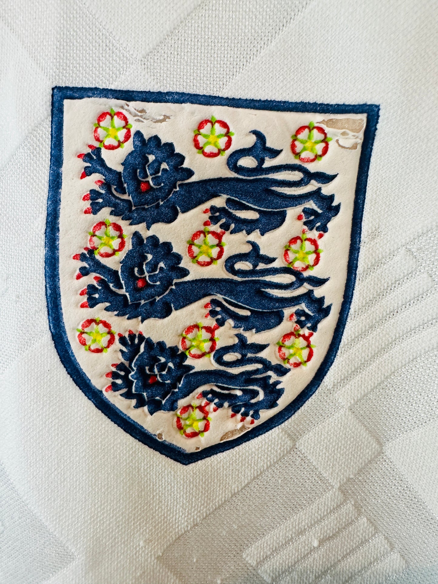 ENGLAND 1990/92 HOME SHIRT (M) UMBRO