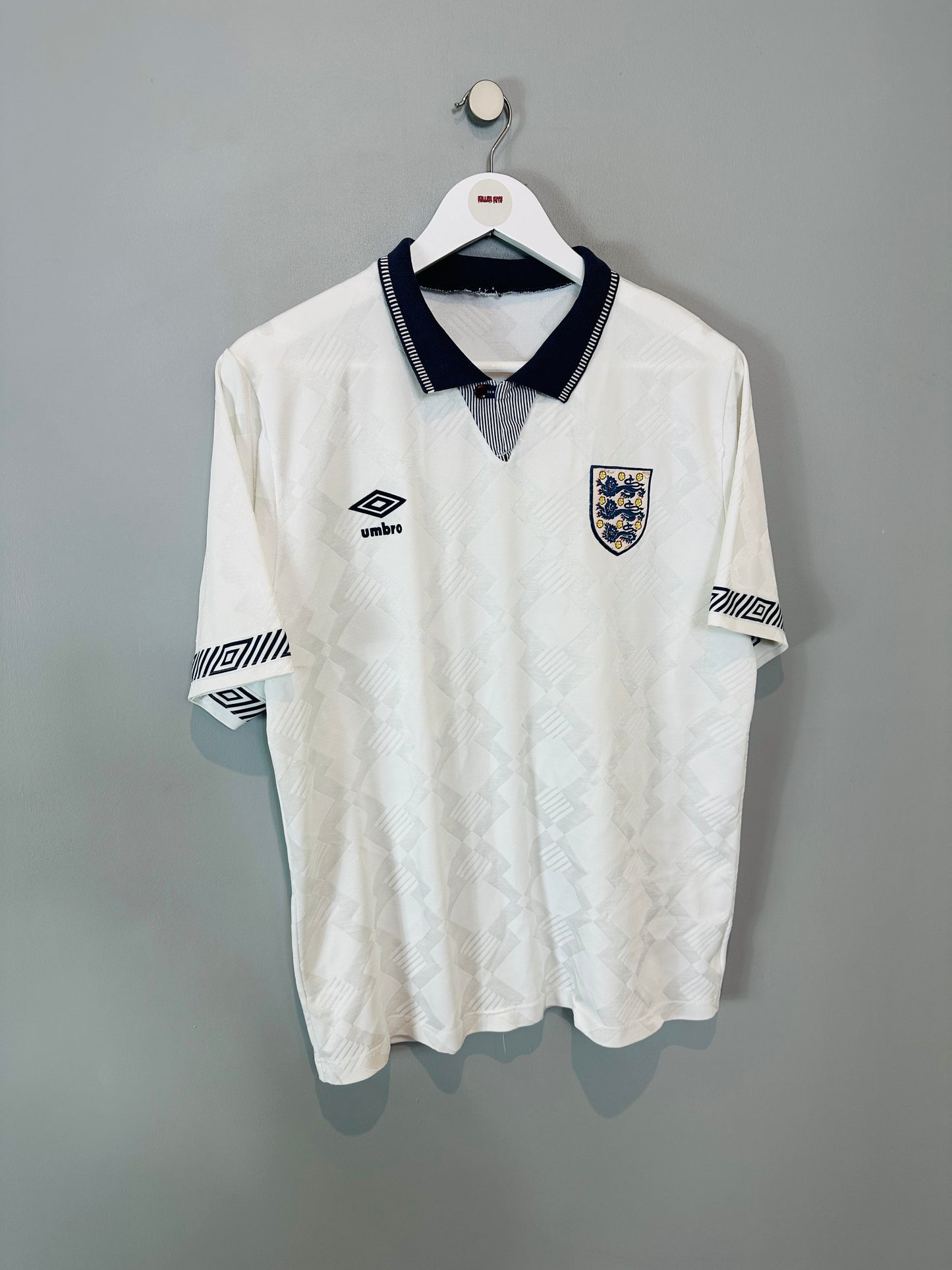 ENGLAND 1990/92 HOME SHIRT (M) UMBRO