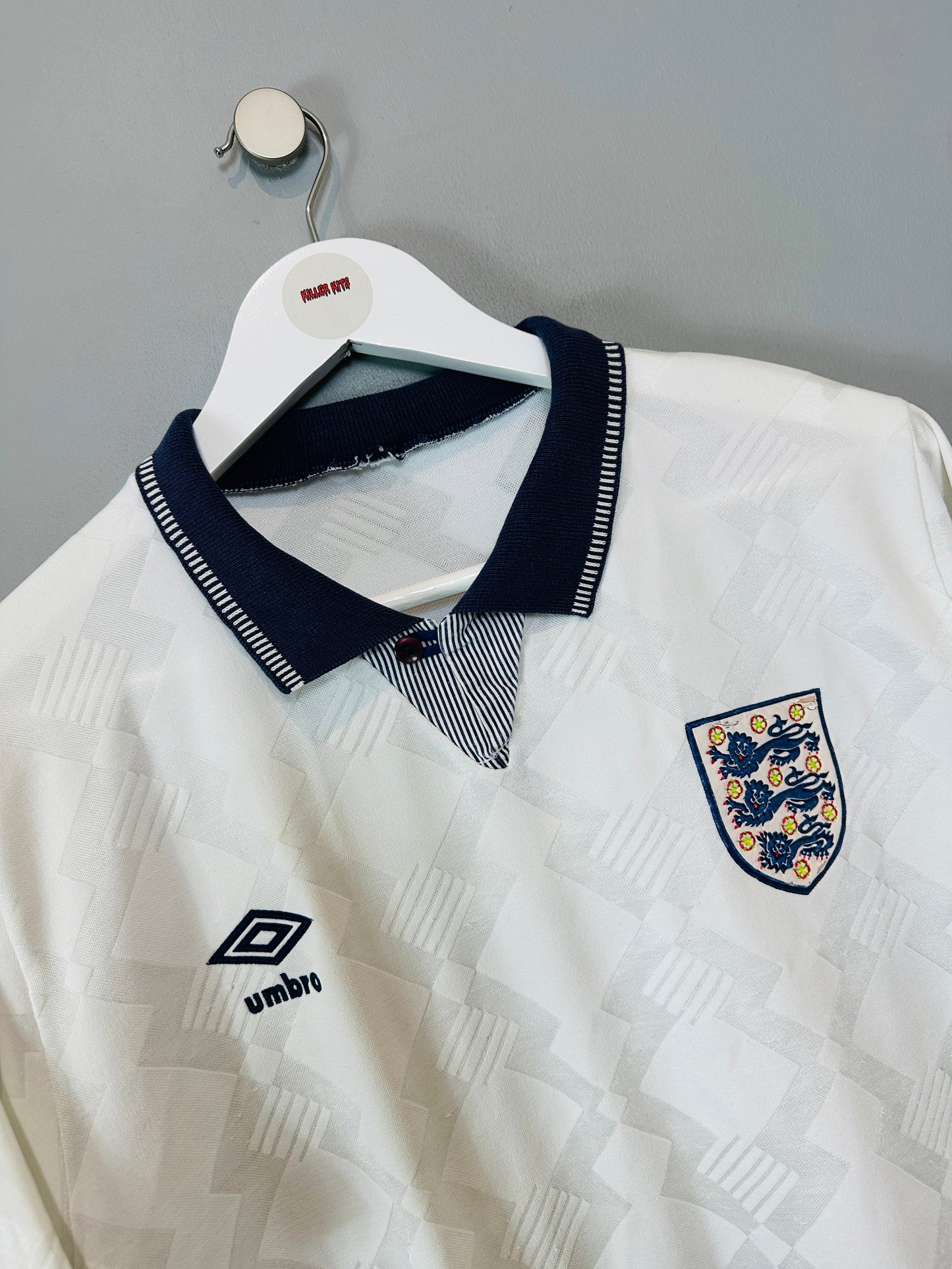 ENGLAND 1990/92 HOME SHIRT (M) UMBRO