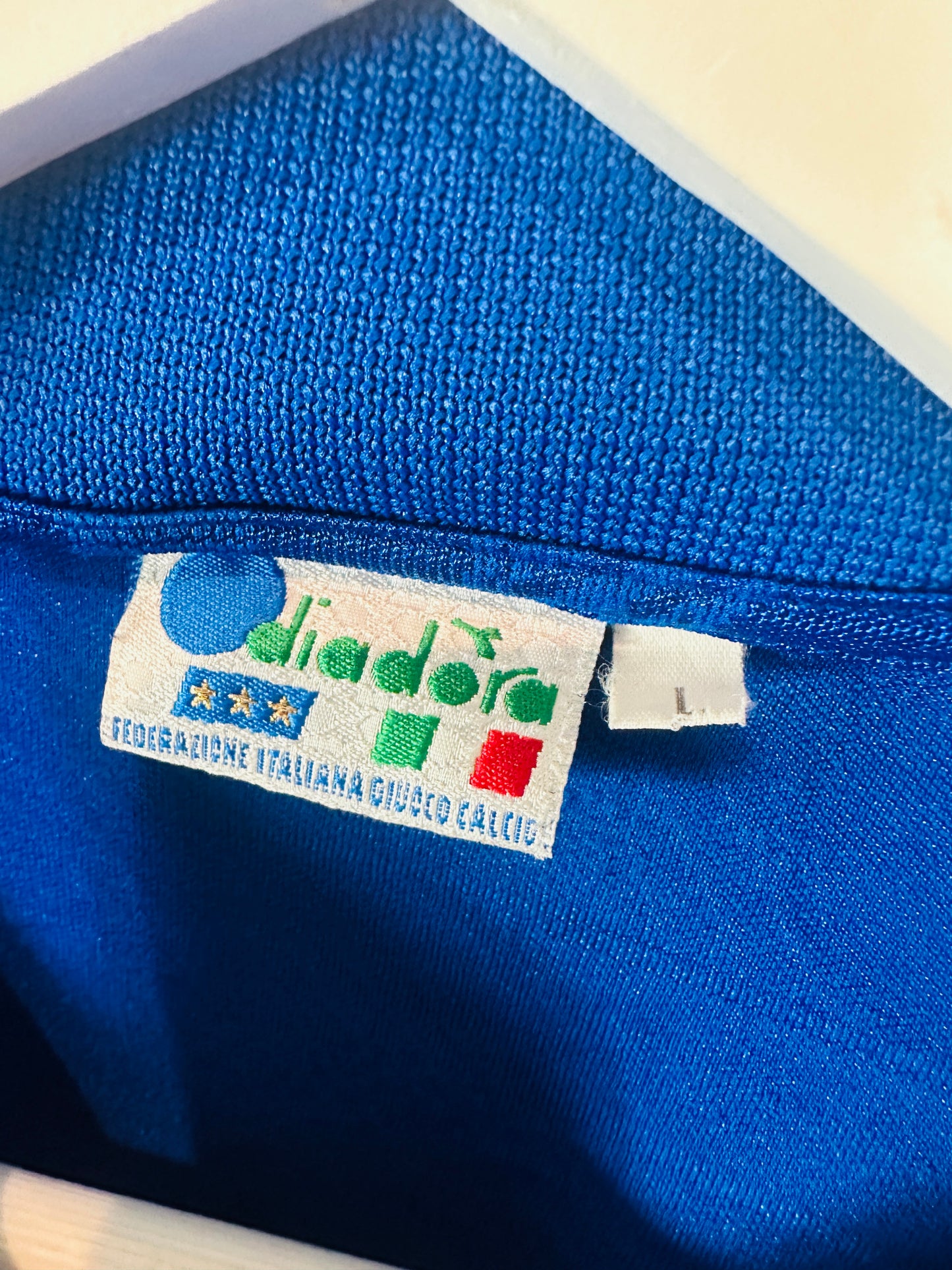 ITALY 1994 HOME SHIRT (L) DIADORA