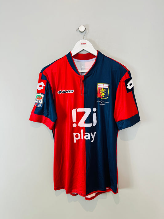 GENOA 2012/13 HOME SHIRT (L) LOTTO (GILARDINO #11)