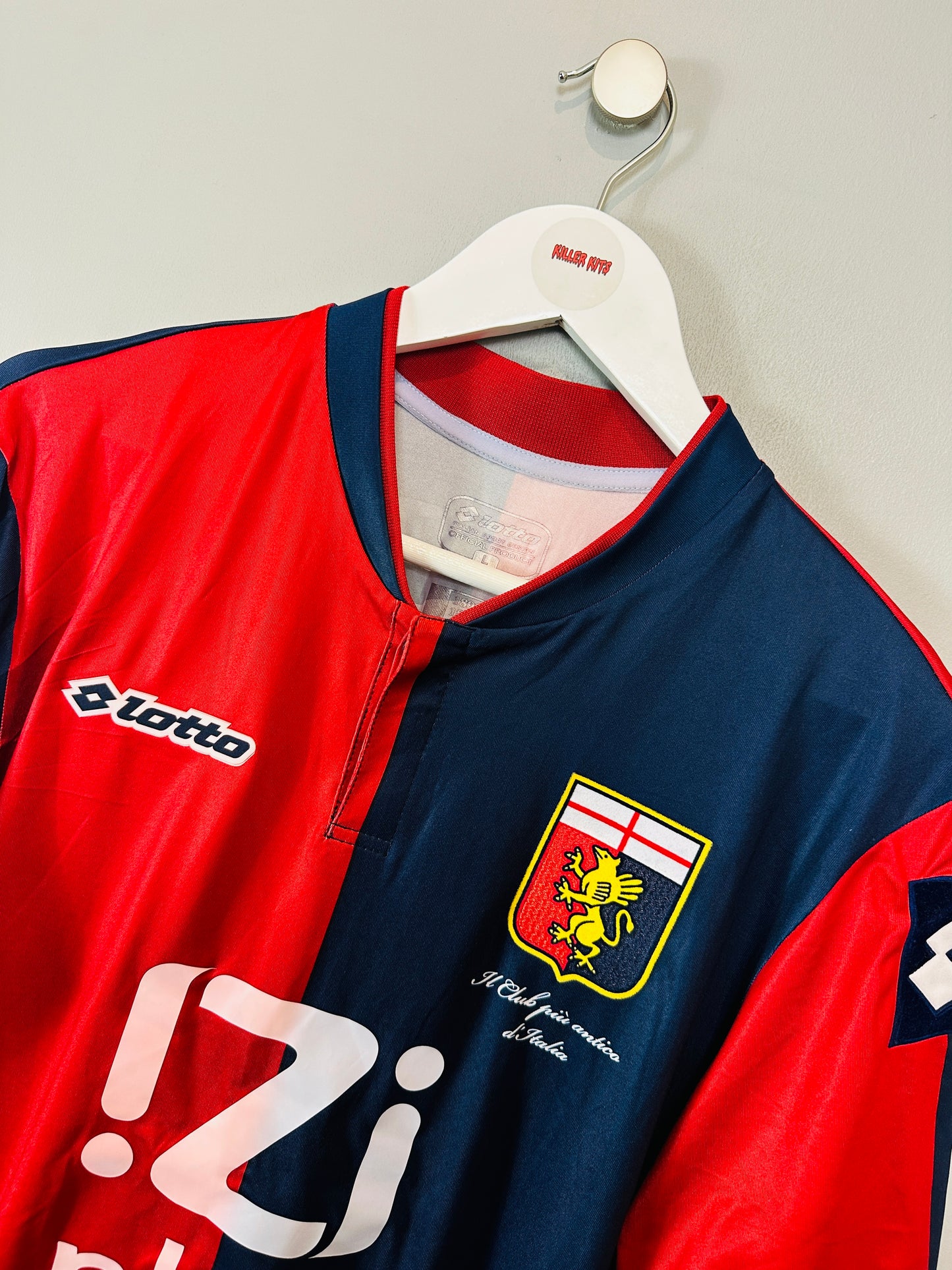 GENOA 2012/13 HOME SHIRT (L) LOTTO (GILARDINO #11)