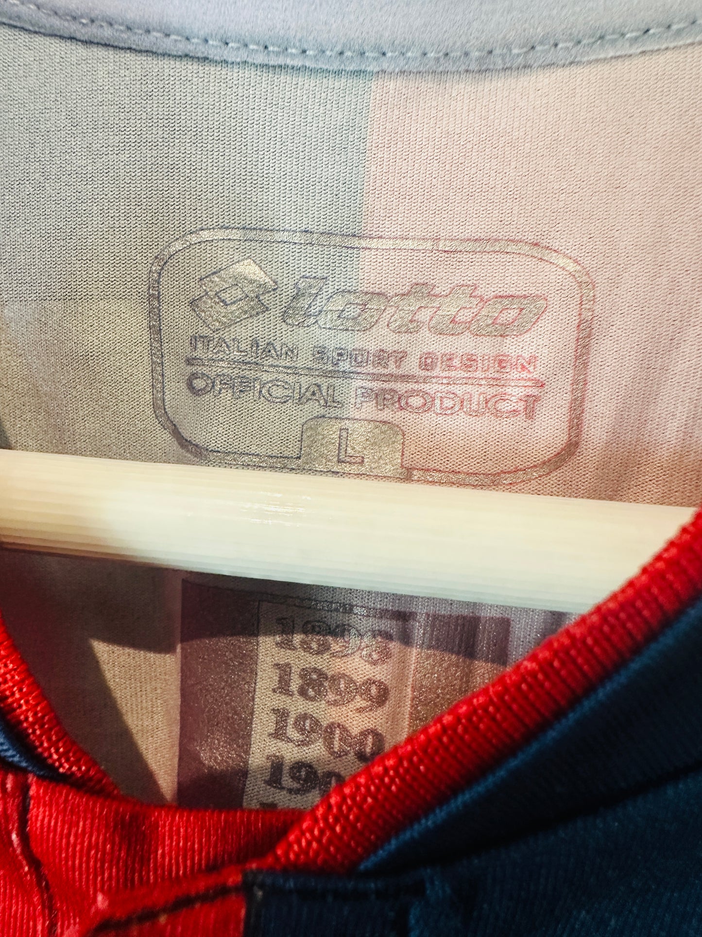 GENOA 2012/13 HOME SHIRT (L) LOTTO (GILARDINO #11)