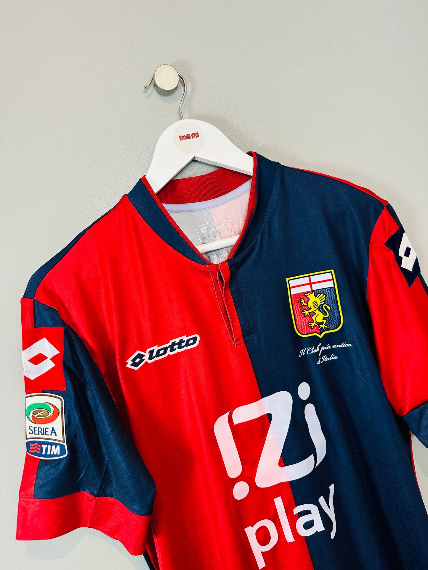 GENOA 2012/13 HOME SHIRT (L) LOTTO (GILARDINO #11)