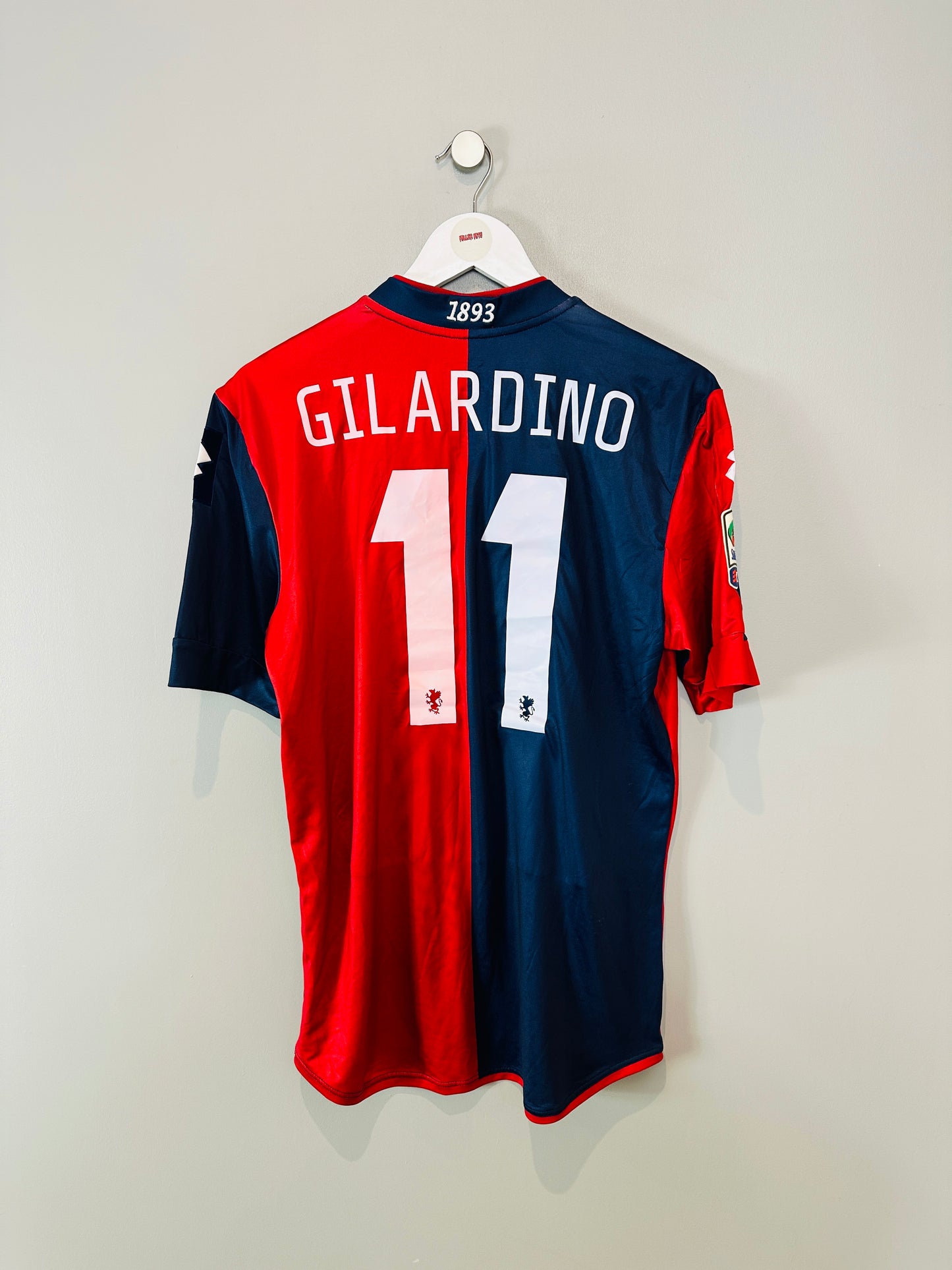 GENOA 2012/13 HOME SHIRT (L) LOTTO (GILARDINO #11)