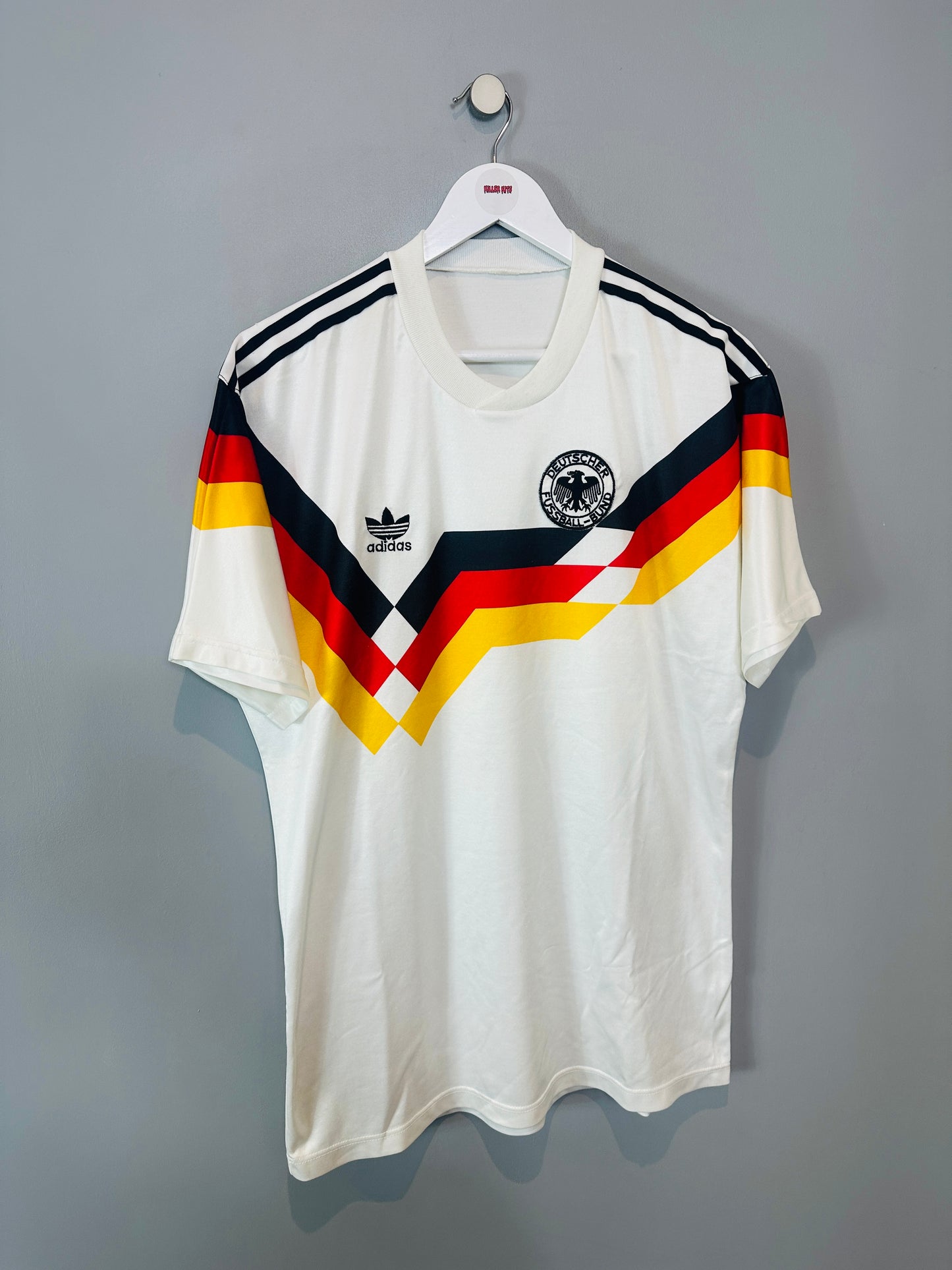 WEST GERMANY 1988/90 HOME SHIRT (L) ADIDAS