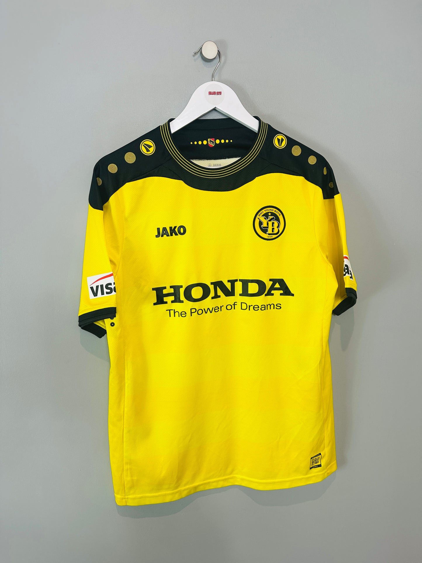 YOUNG BOYS 2013/14 HOME SHIRT (M) JAKO (CASTROMAN #27)