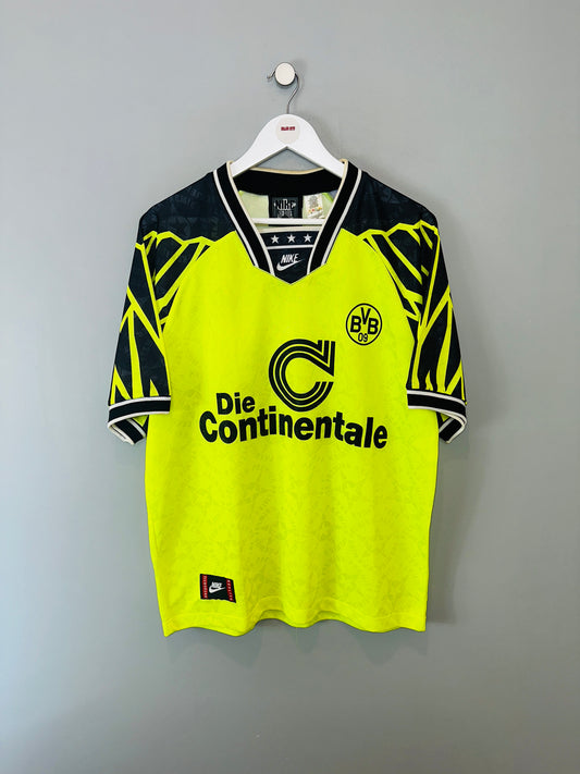 BORUSSIA DORTMUND 1994/95 HOME SHIRT (L) NIKE