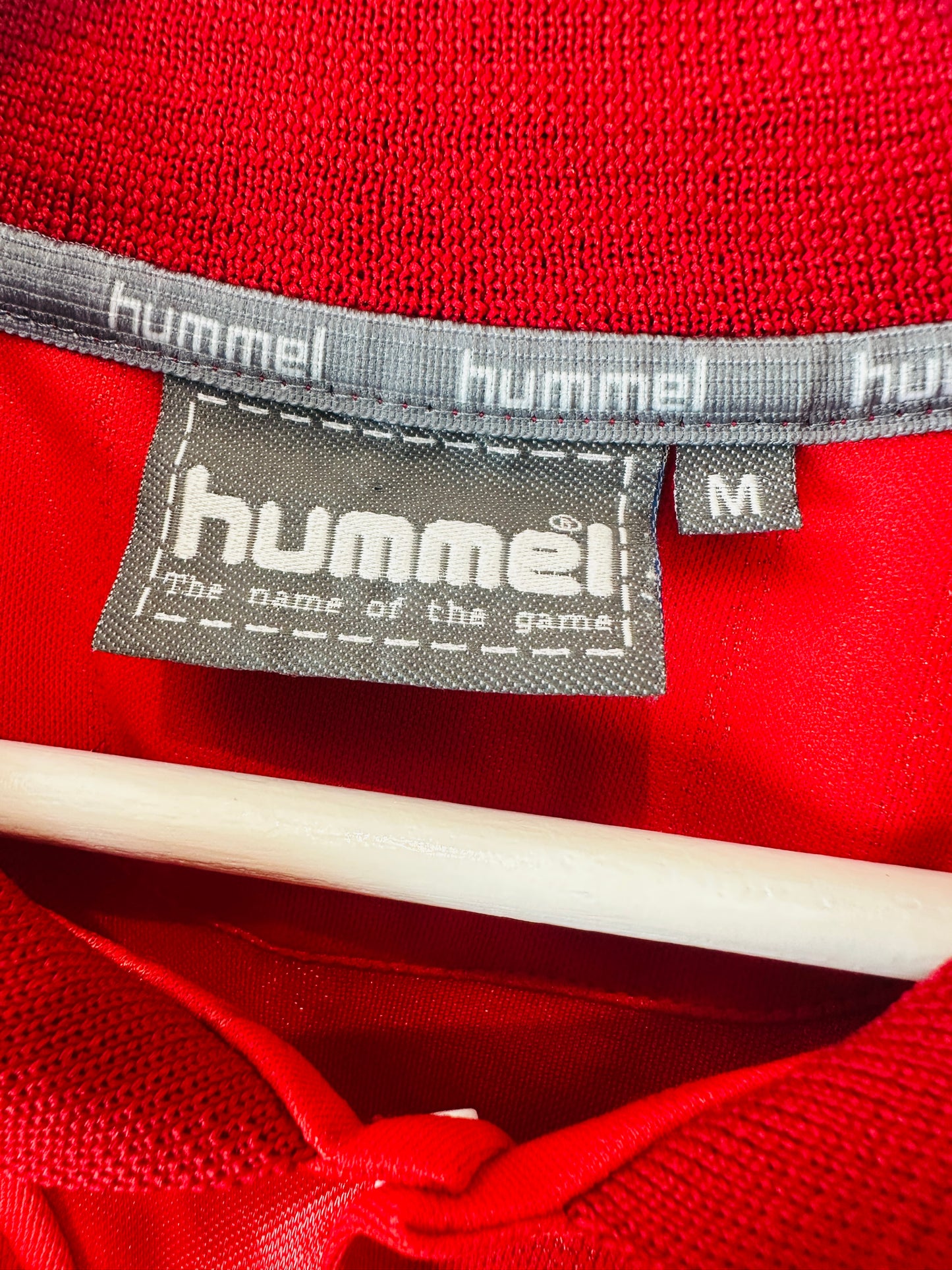 DENMARK 1996/97 HOME SHIRT (M) HUMMEL