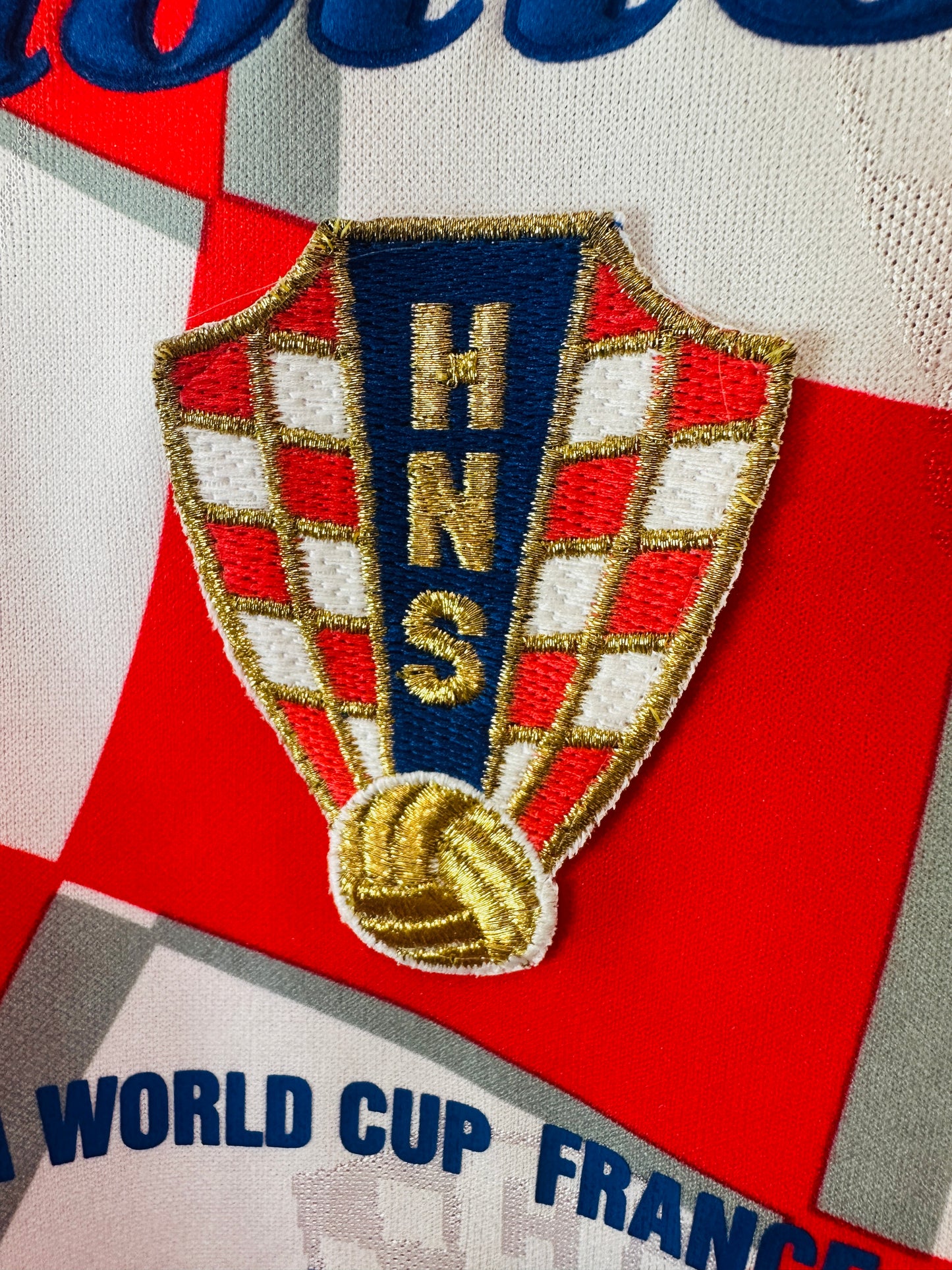 CROATIA 1998/01 HOME SHIRT (XL) LOTTO (ŠUKER #9)