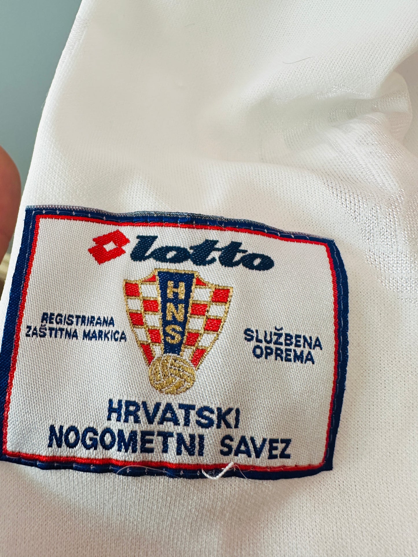 CROATIA 1998/01 HOME SHIRT (XL) LOTTO (ŠUKER #9)