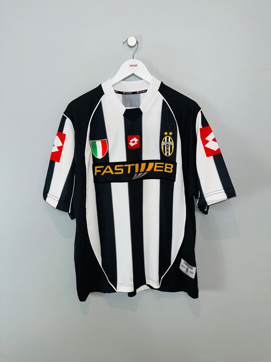 JUVENTUS 2002/03 HOME SHIRT (L) LOTTO