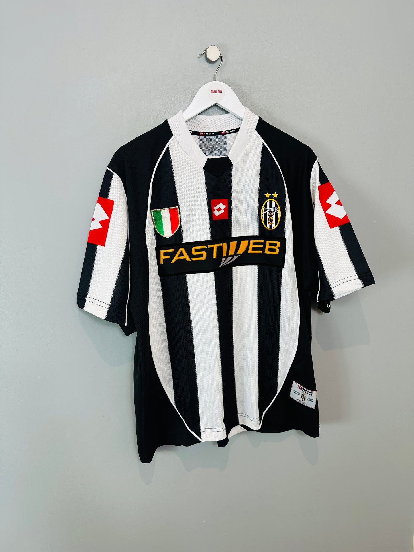 JUVENTUS 2002/03 HOME SHIRT (L) LOTTO