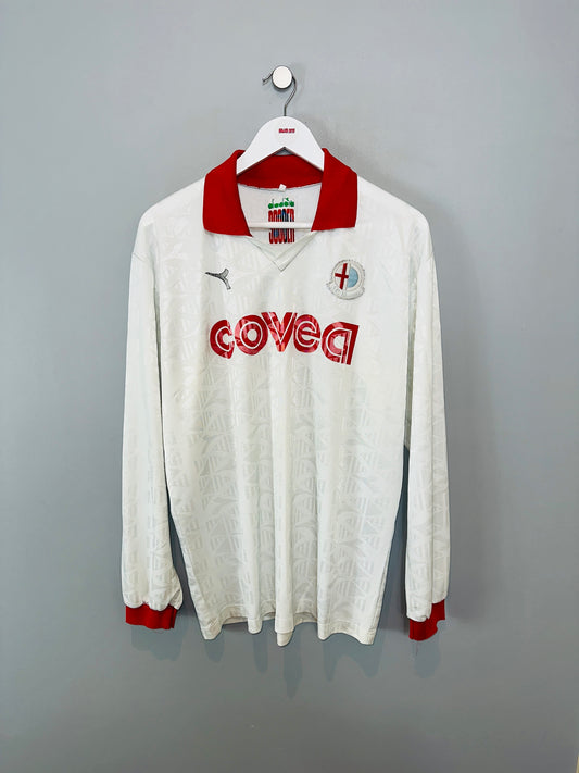 MANTOVA 1992/93 *MATCH WORN* AWAY SHIRT (L) DIADORA (#7)
