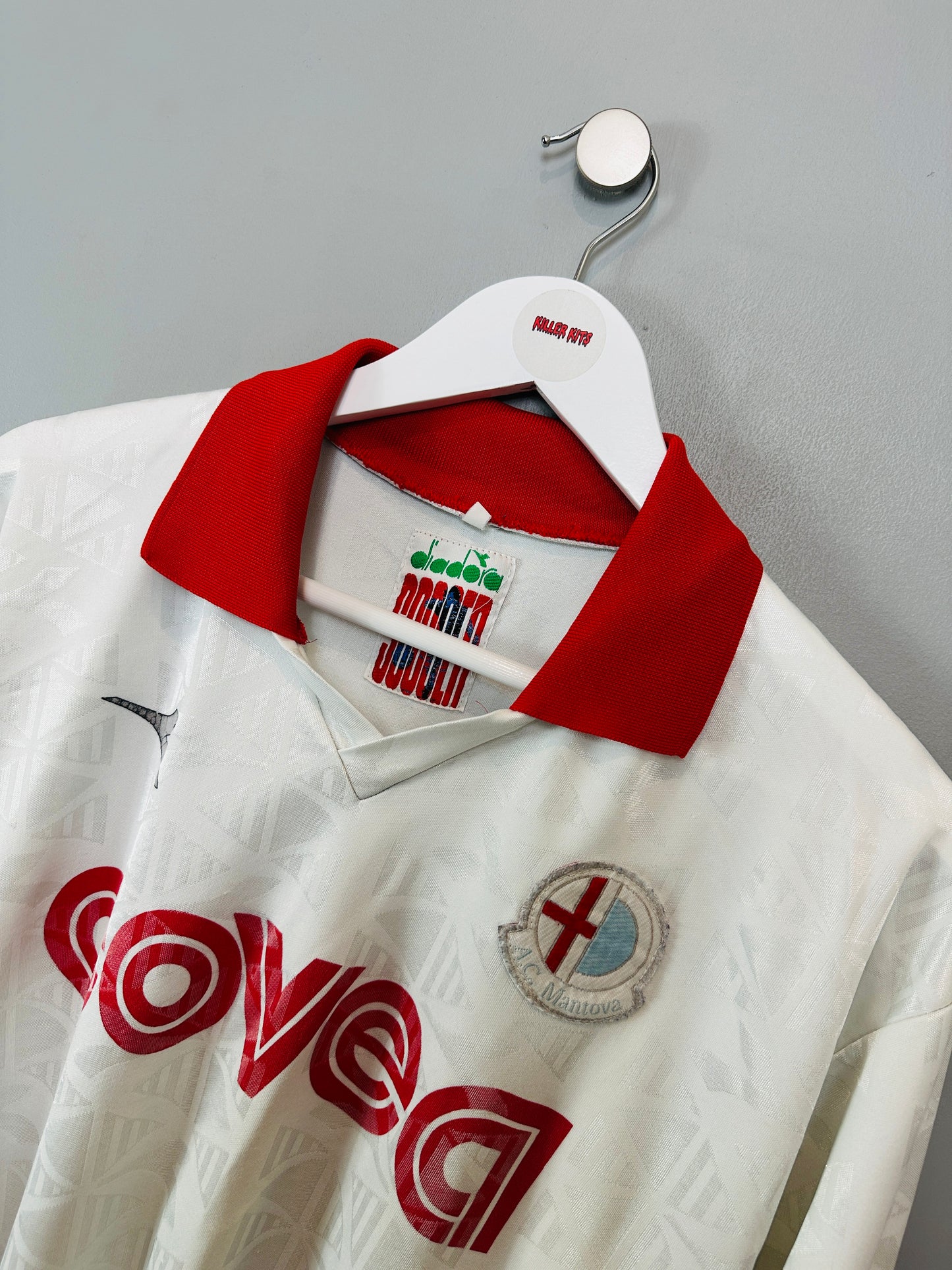 MANTOVA 1992/93 *MATCH WORN* AWAY SHIRT (L) DIADORA (#7)