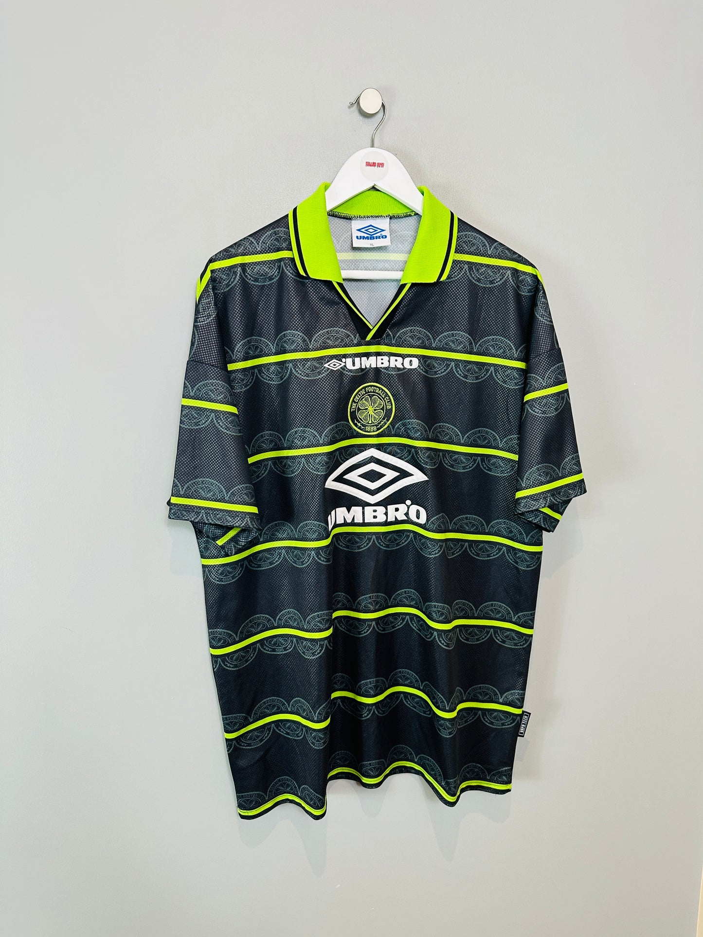 CELTIC 1998/99 AWAY SHIRT (XL) UMBRO