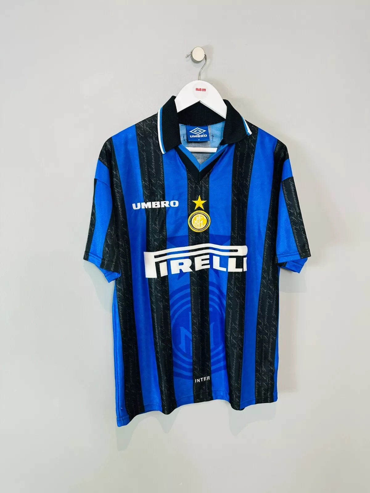INTER MILAN 1997/98 HOME SHIRT (M) UMBRO