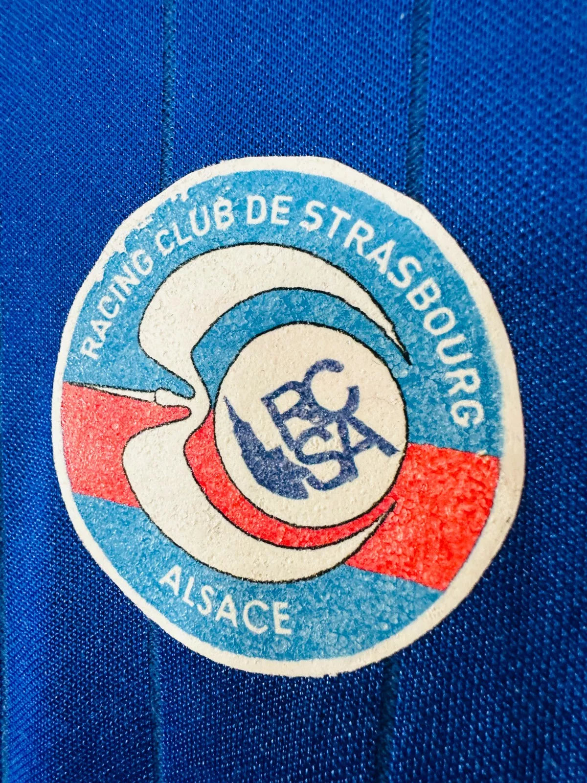 STRASBOURG 1991/92 HOME SHIRT (L) ADIDAS