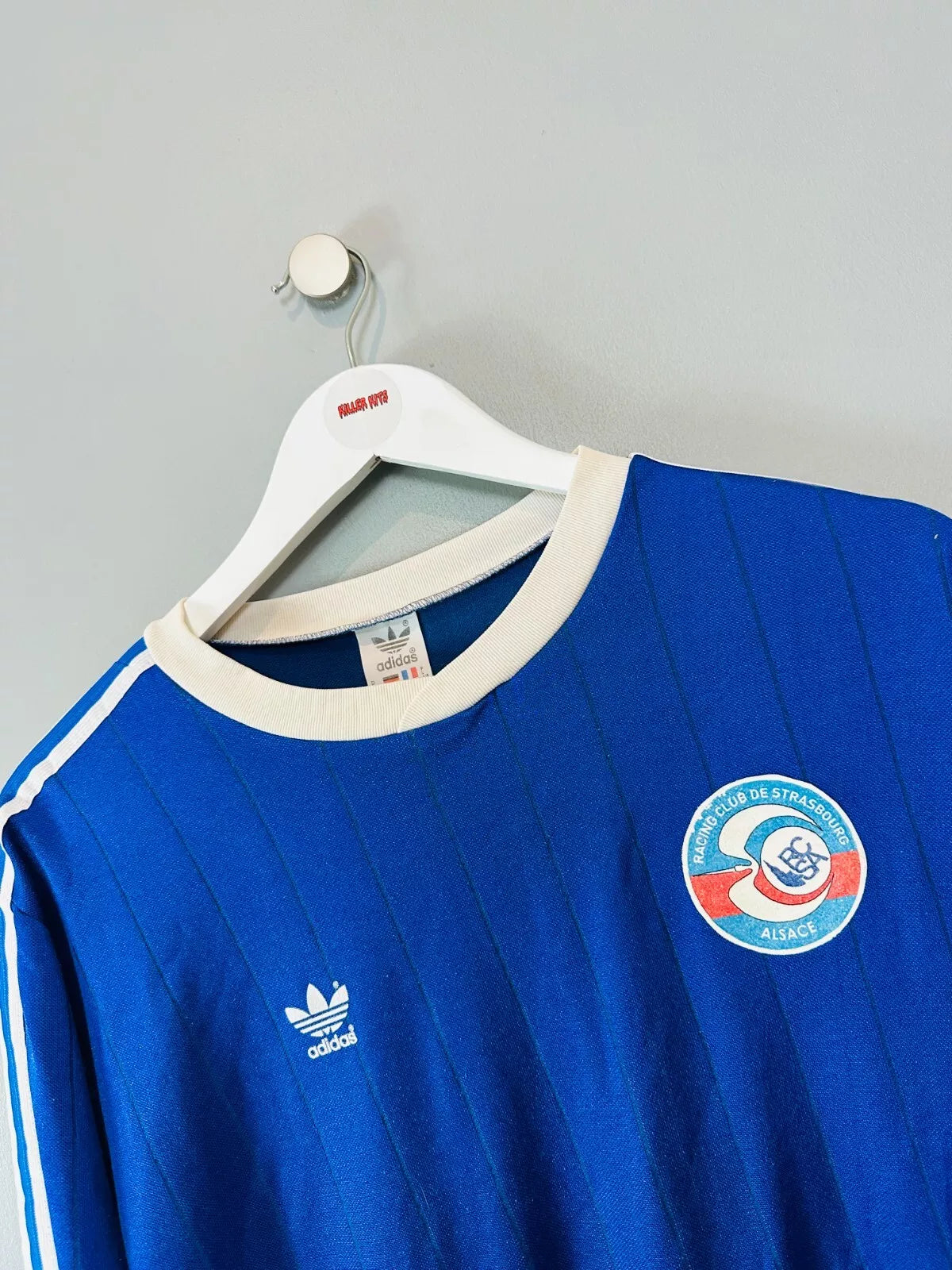 STRASBOURG 1991/92 HOME SHIRT (L) ADIDAS