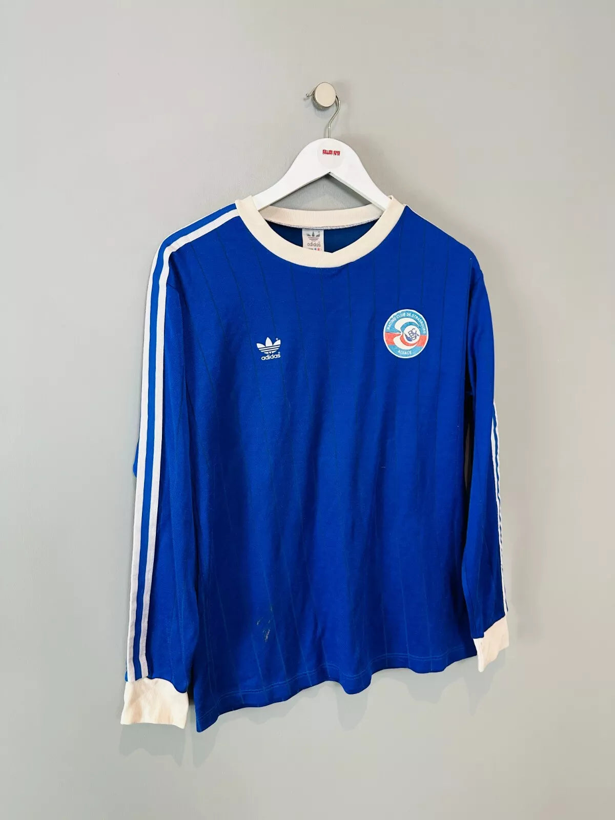 STRASBOURG 1991/92 HOME SHIRT (L) ADIDAS